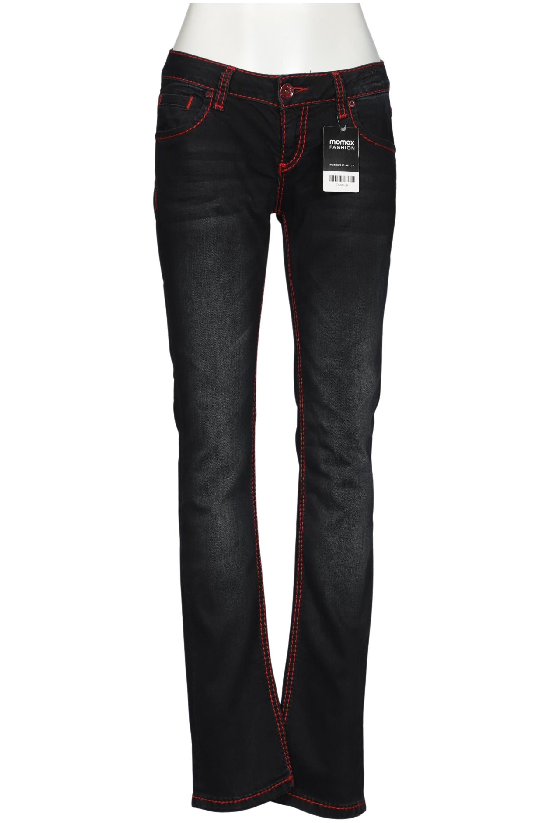 

Soccx Damen Jeans, schwarz, Gr. 27