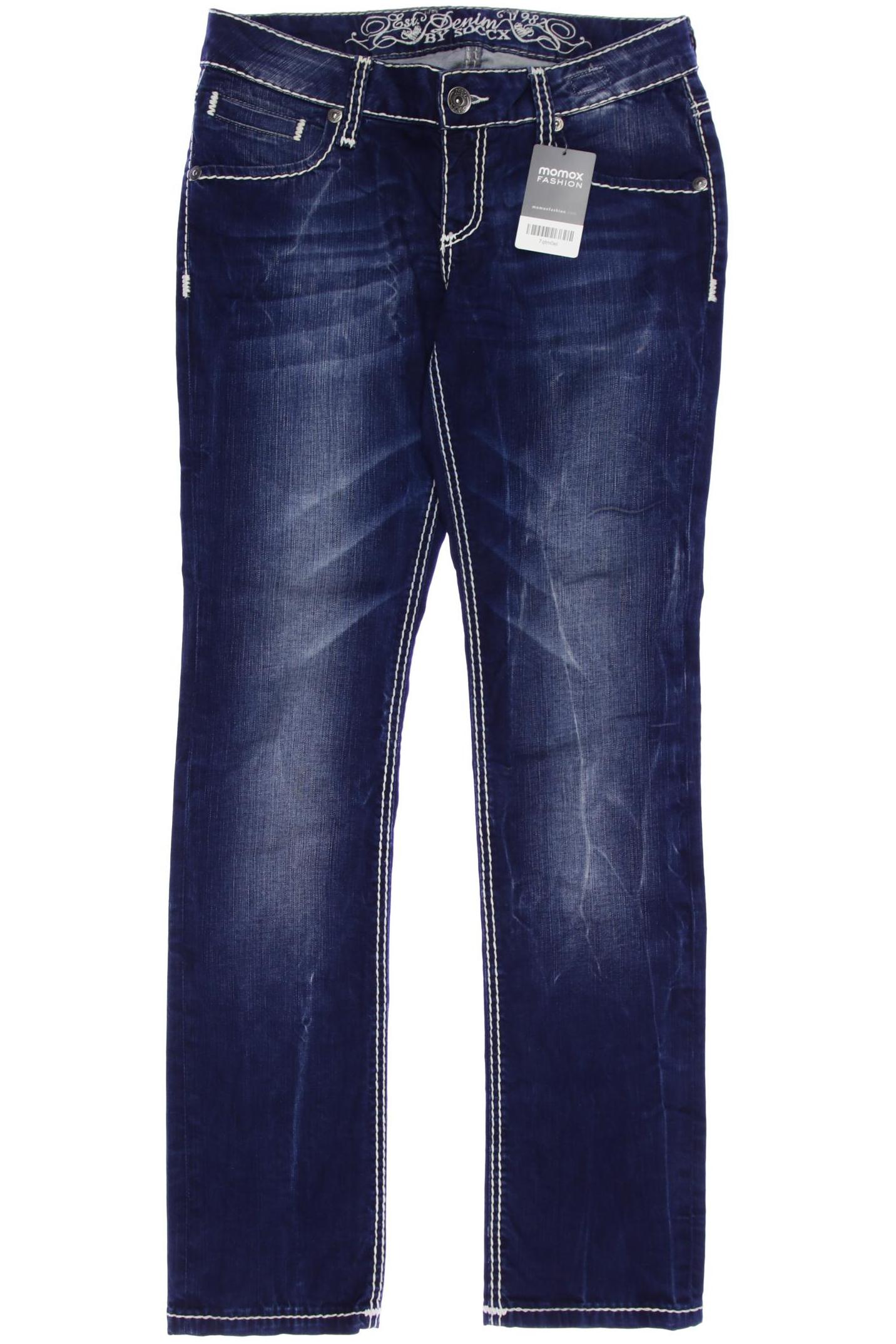 

Soccx Damen Jeans, marineblau, Gr. 29