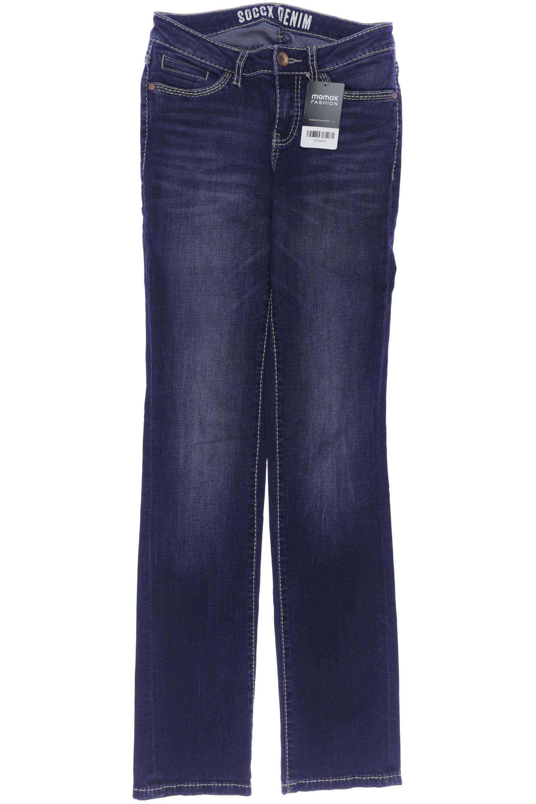 

Soccx Damen Jeans, marineblau, Gr. 26