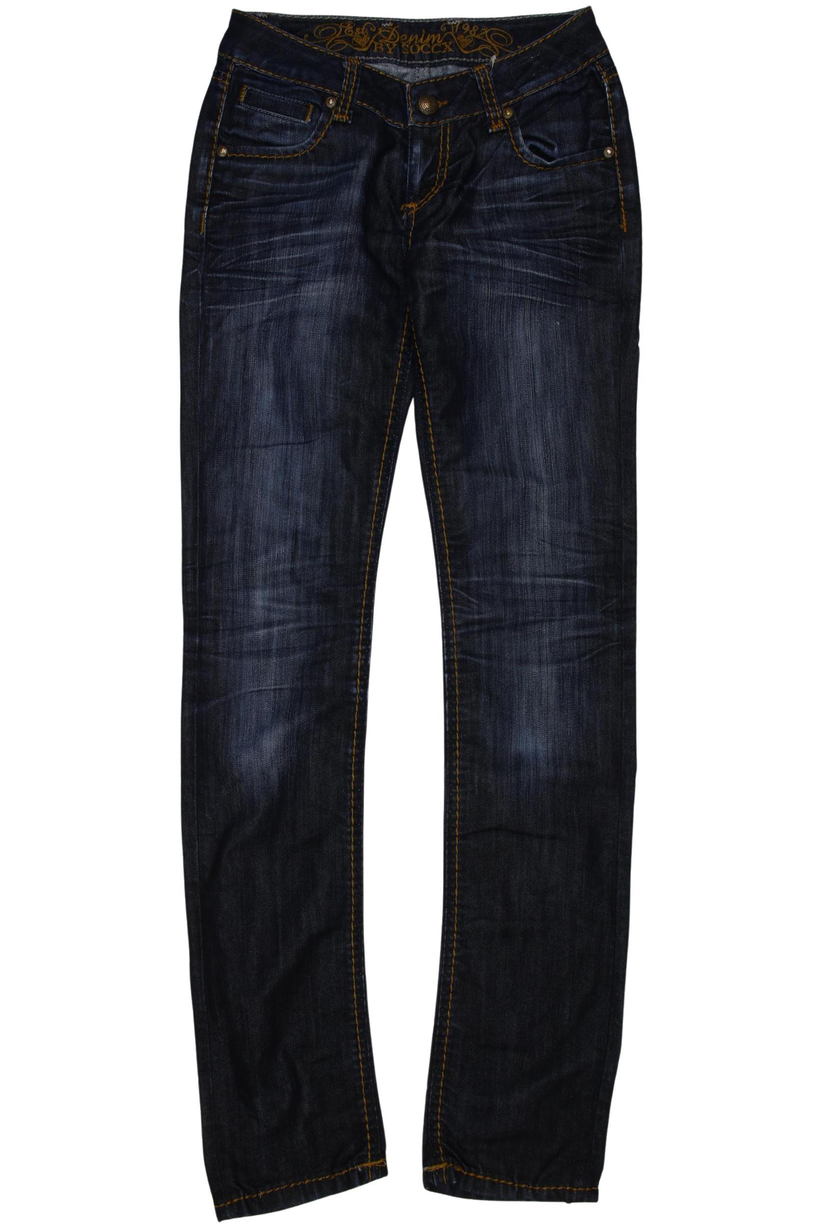 

Soccx Damen Jeans, blau, Gr. 26