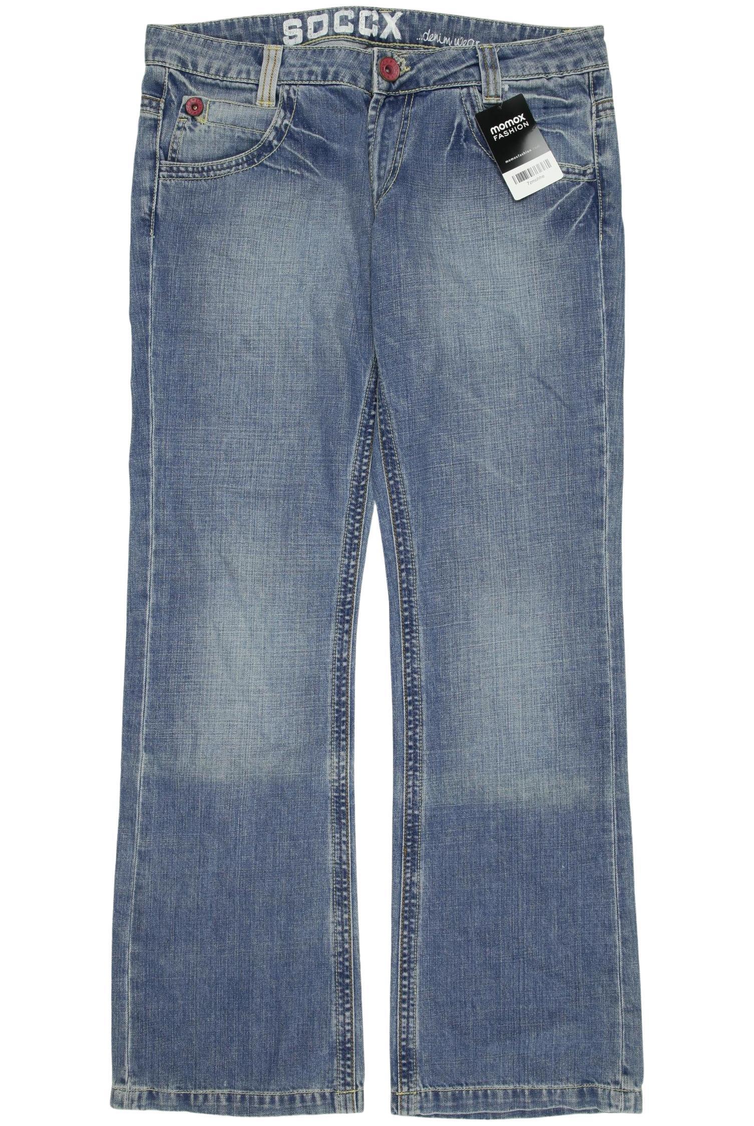 

Soccx Damen Jeans, blau, Gr. 30