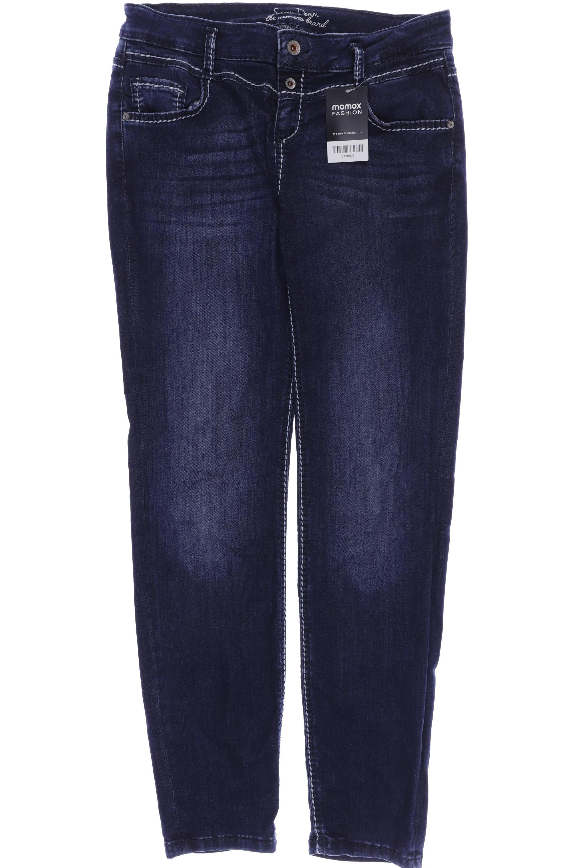 

SOCCX Damen Jeans, marineblau