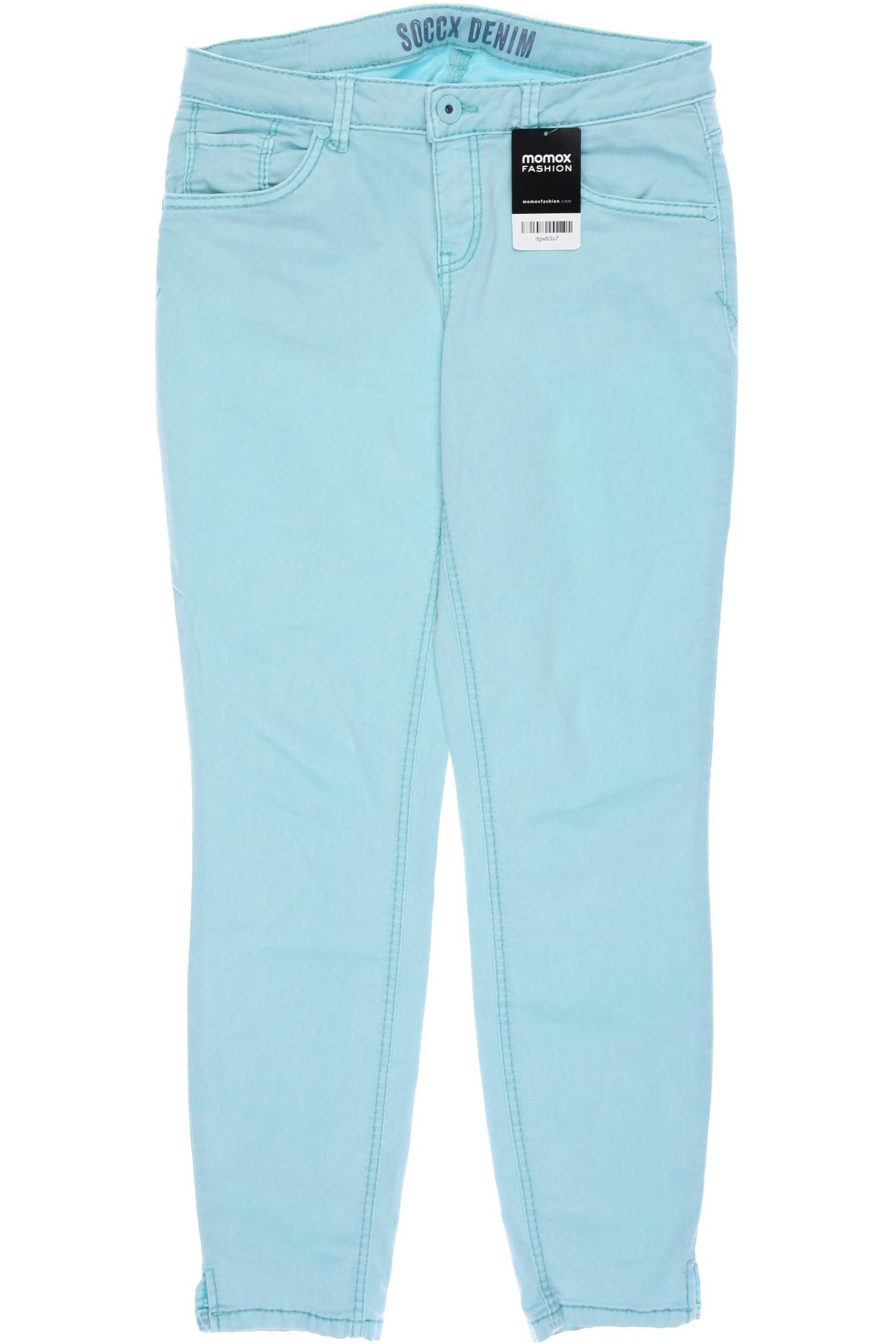 

Soccx Damen Jeans, hellblau, Gr. 30