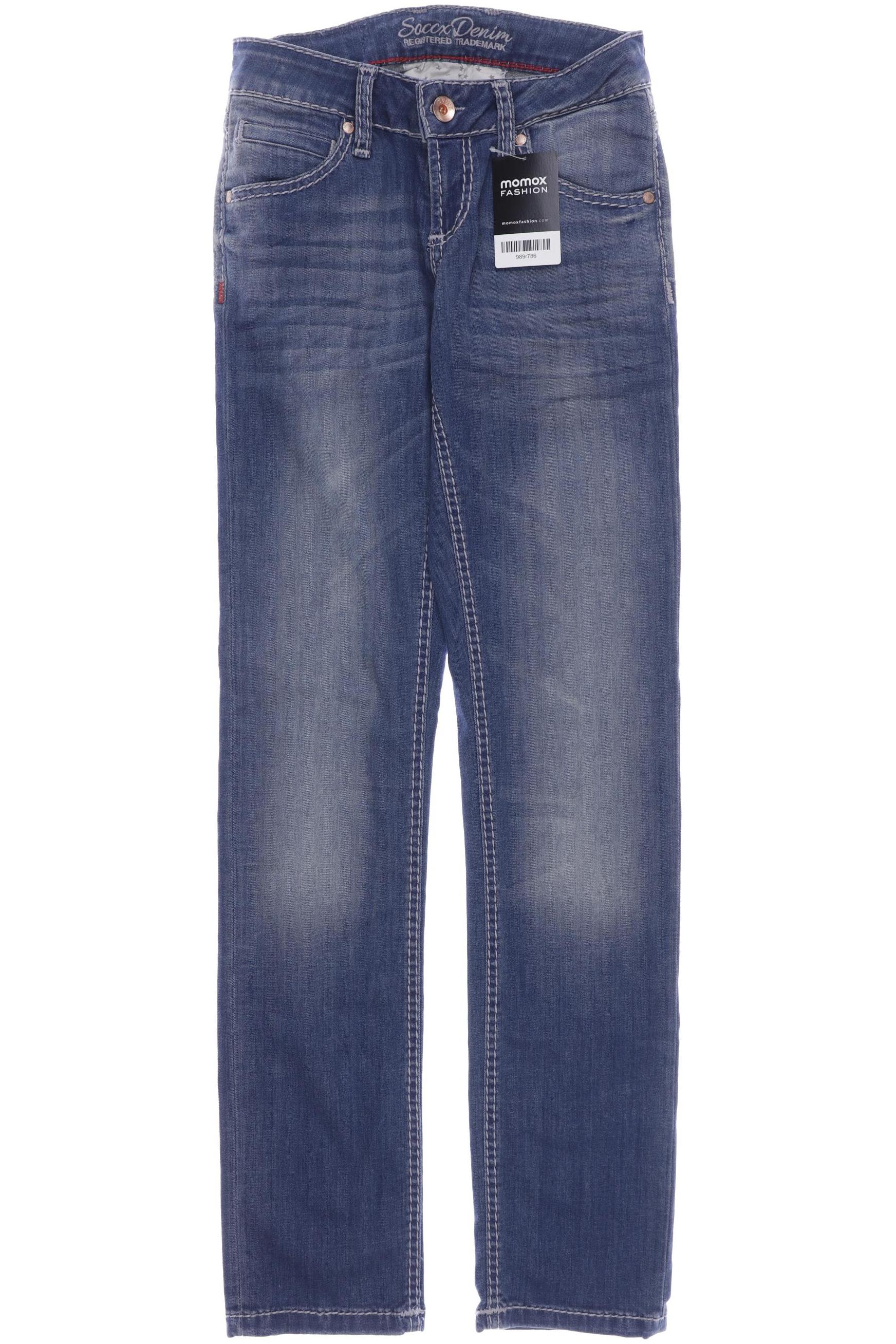 

SOCCX Damen Jeans, blau