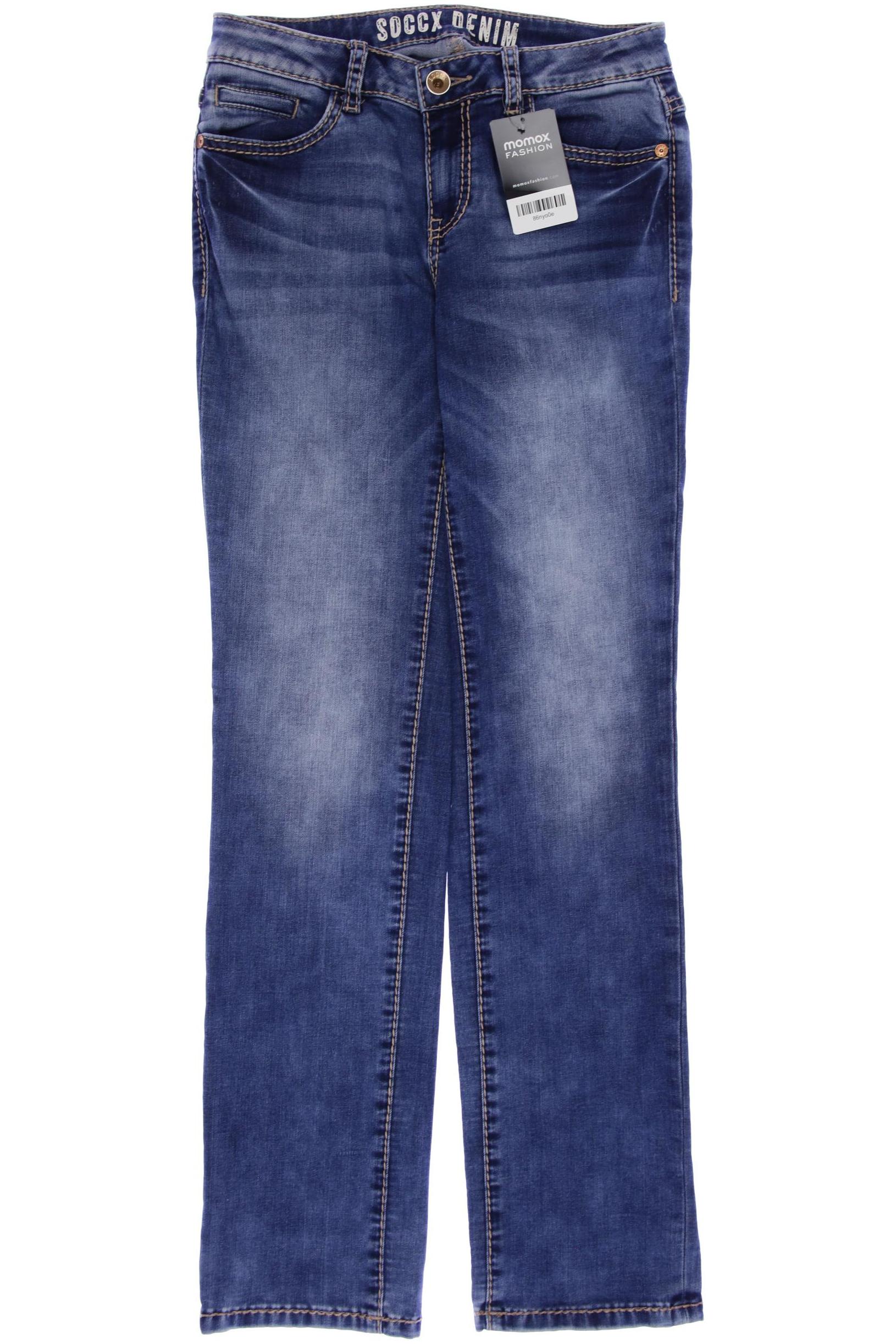 

Soccx Damen Jeans, blau, Gr. 27