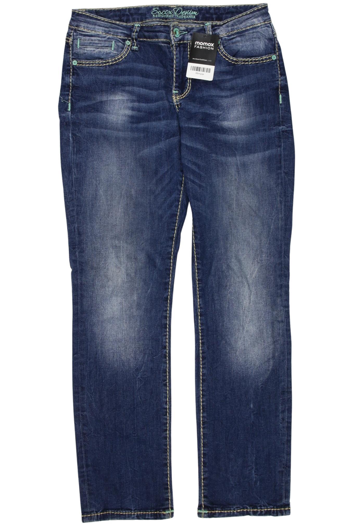 

Soccx Damen Jeans, blau, Gr. 29