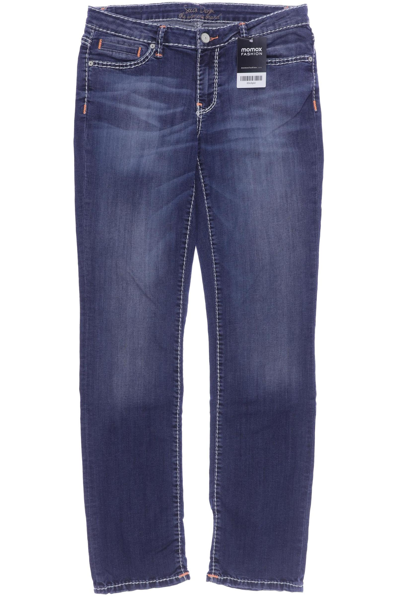 

Soccx Damen Jeans, blau, Gr. 29