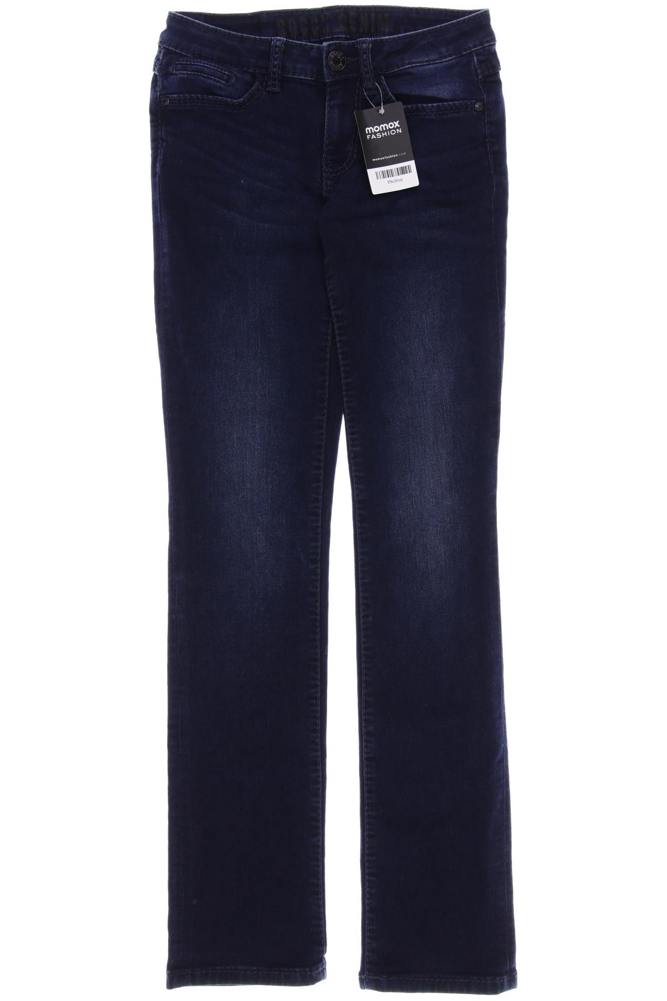 

SOCCX Damen Jeans, marineblau
