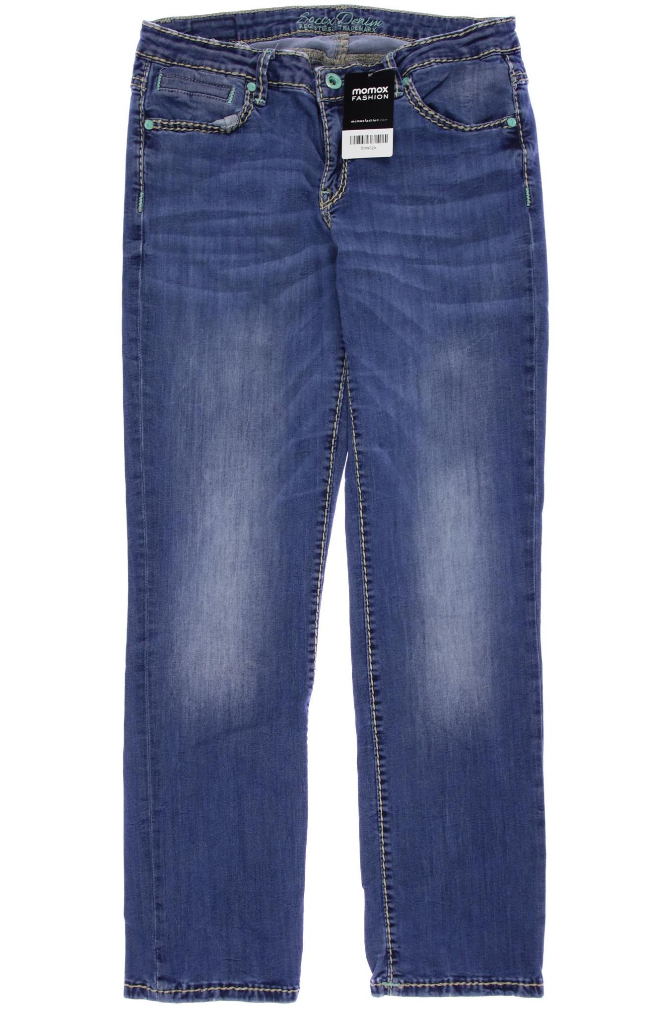 

Soccx Damen Jeans, blau, Gr. 31