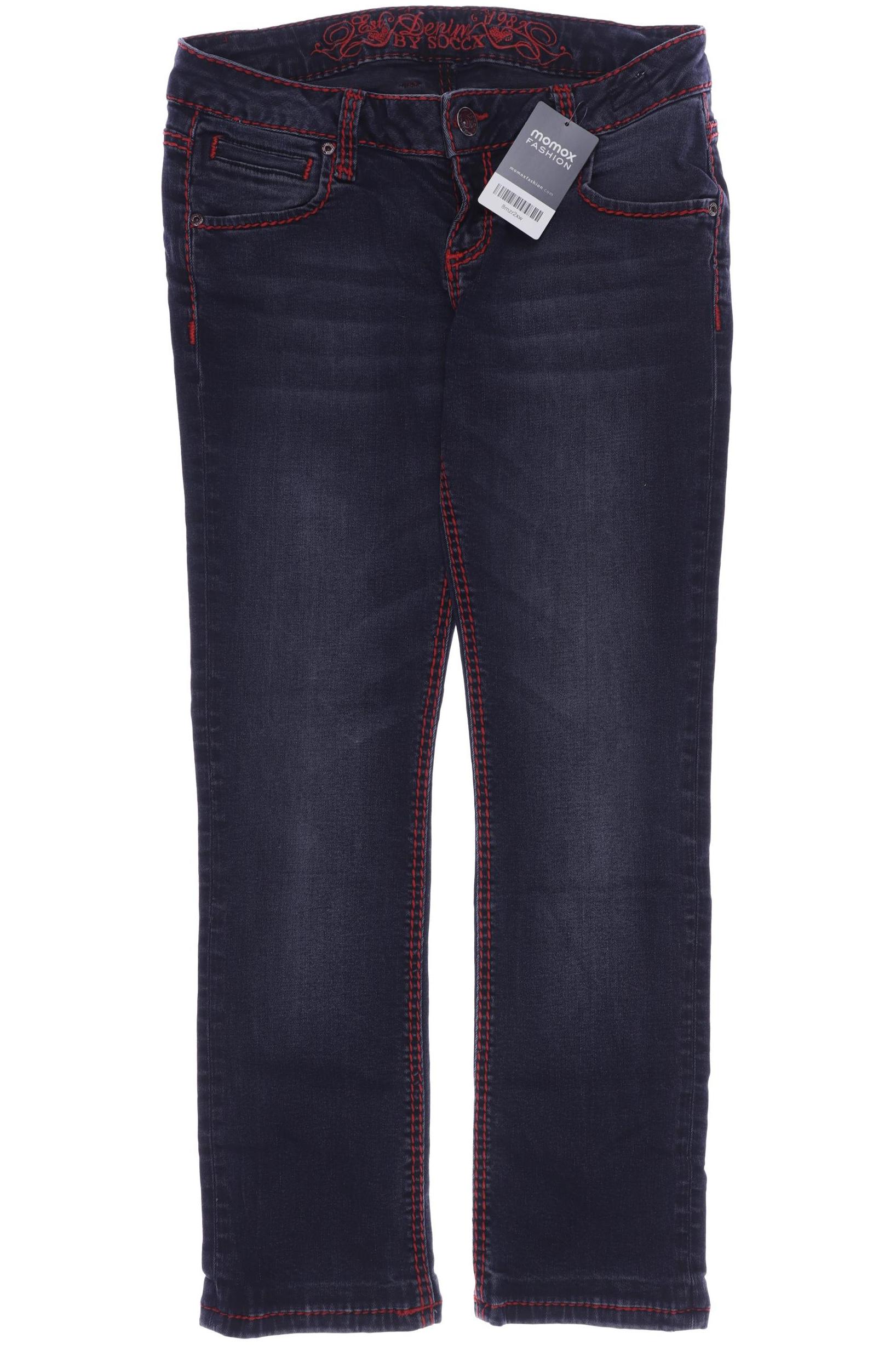

SOCCX Damen Jeans, marineblau