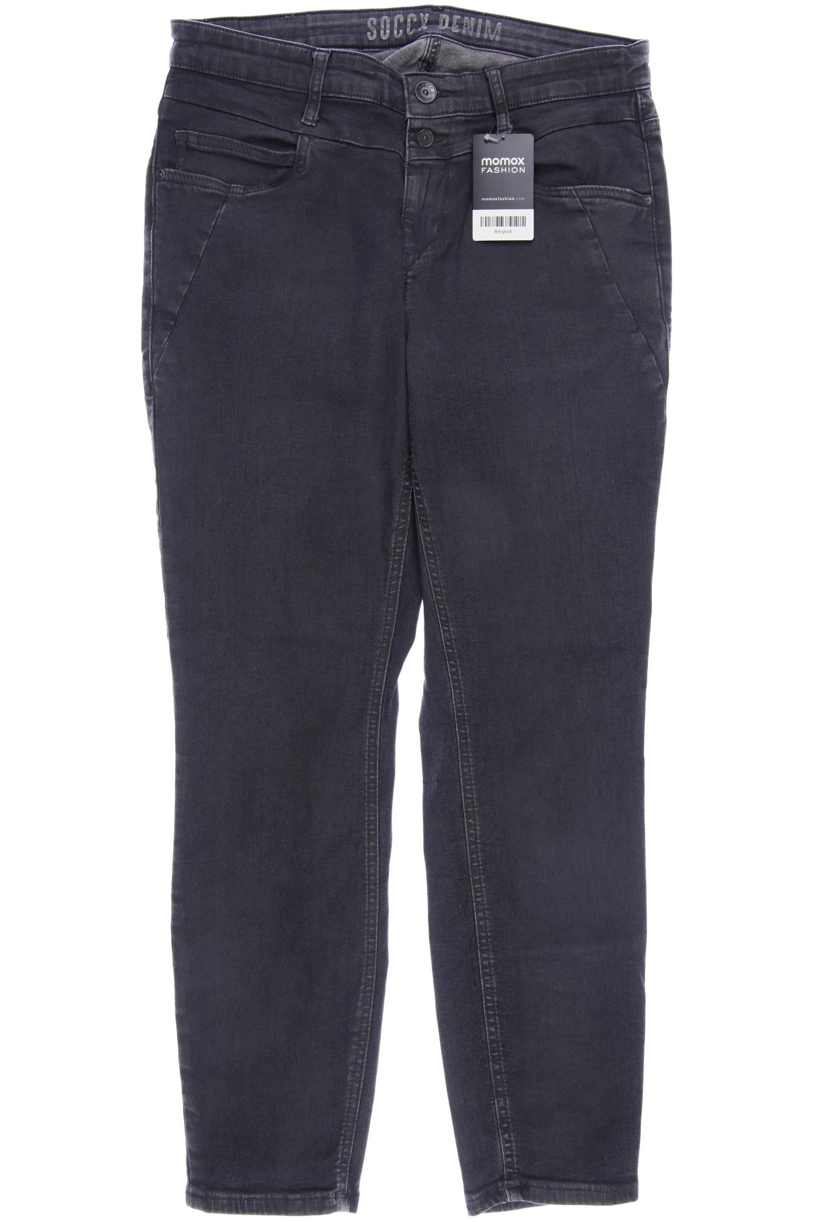 

SOCCX Damen Jeans, grau