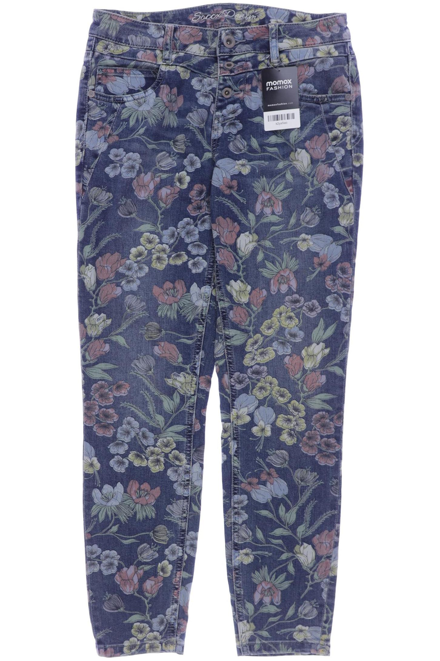 

Soccx Damen Jeans, blau, Gr. 27