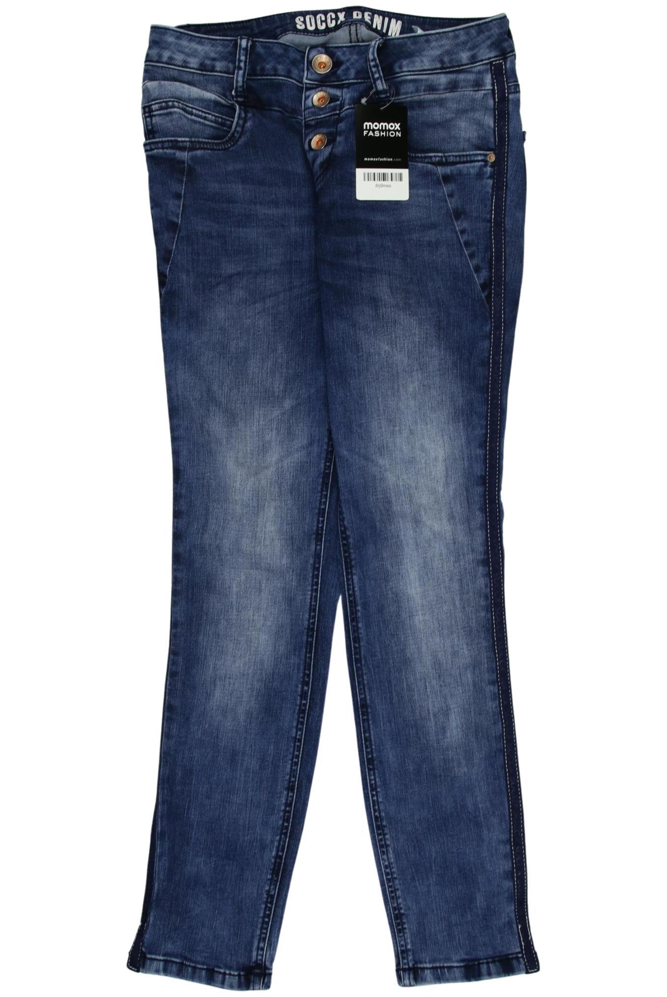 

Soccx Damen Jeans, marineblau, Gr. 28