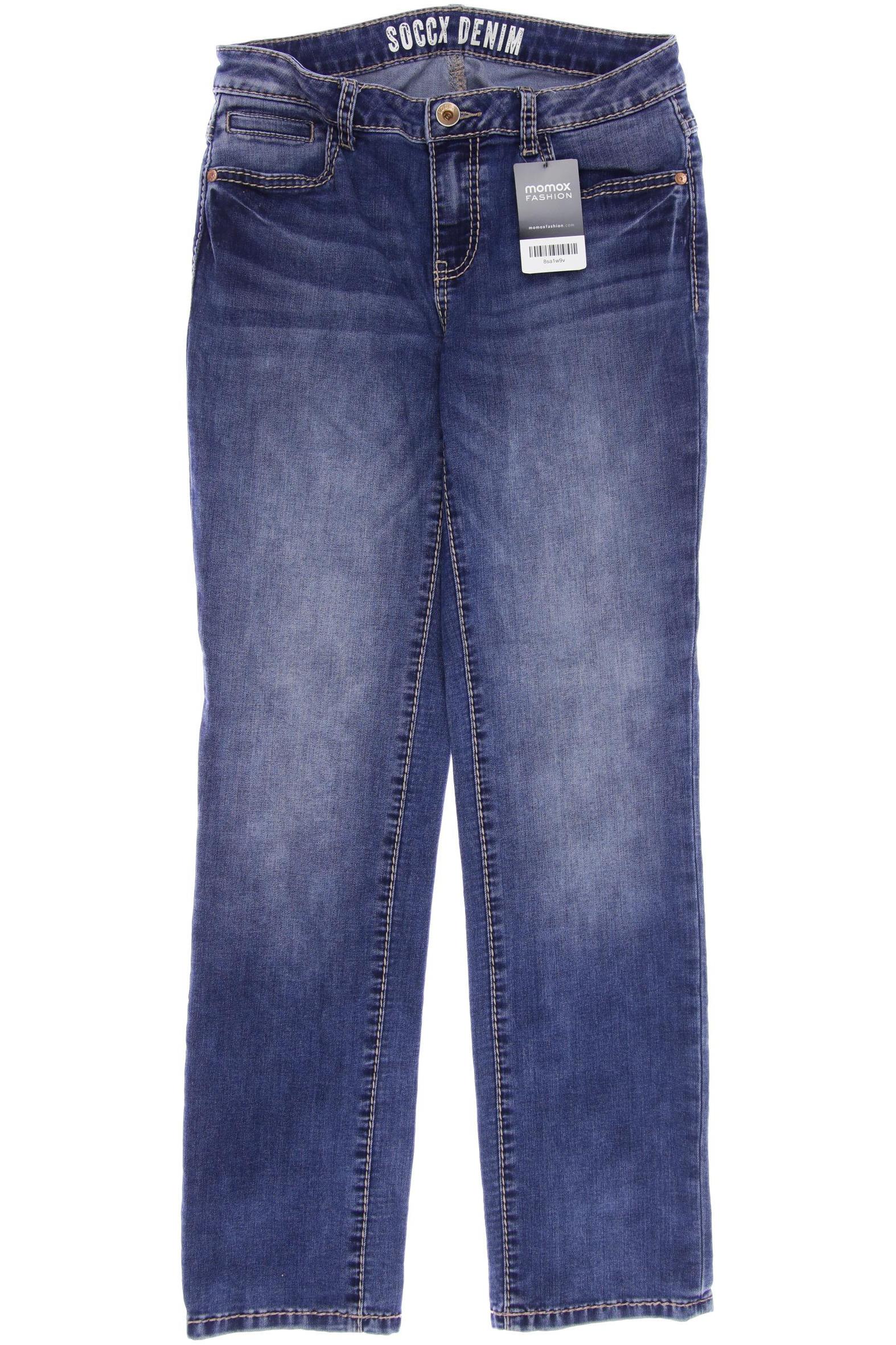 

SOCCX Damen Jeans, blau