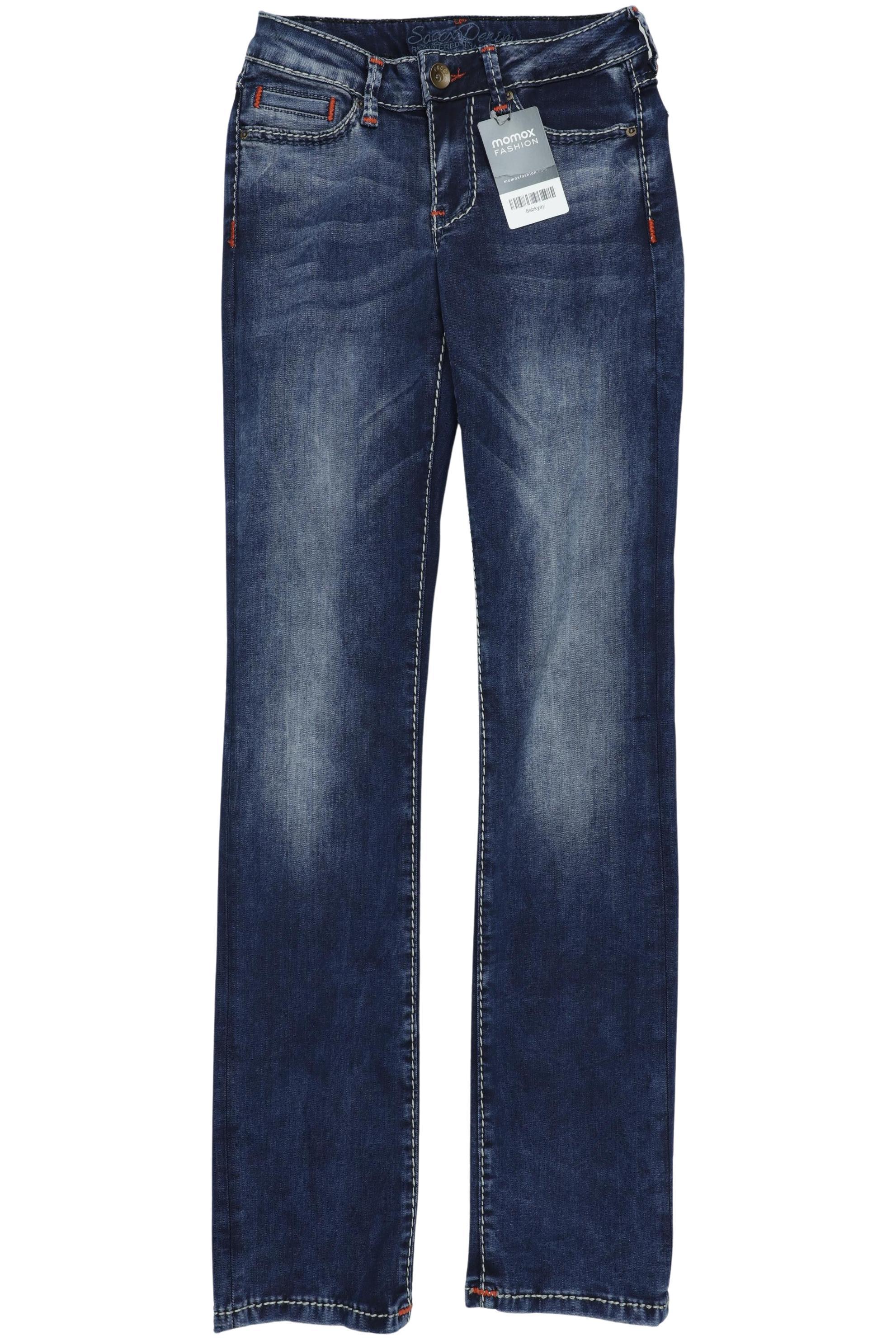 

Soccx Damen Jeans, blau, Gr. 25