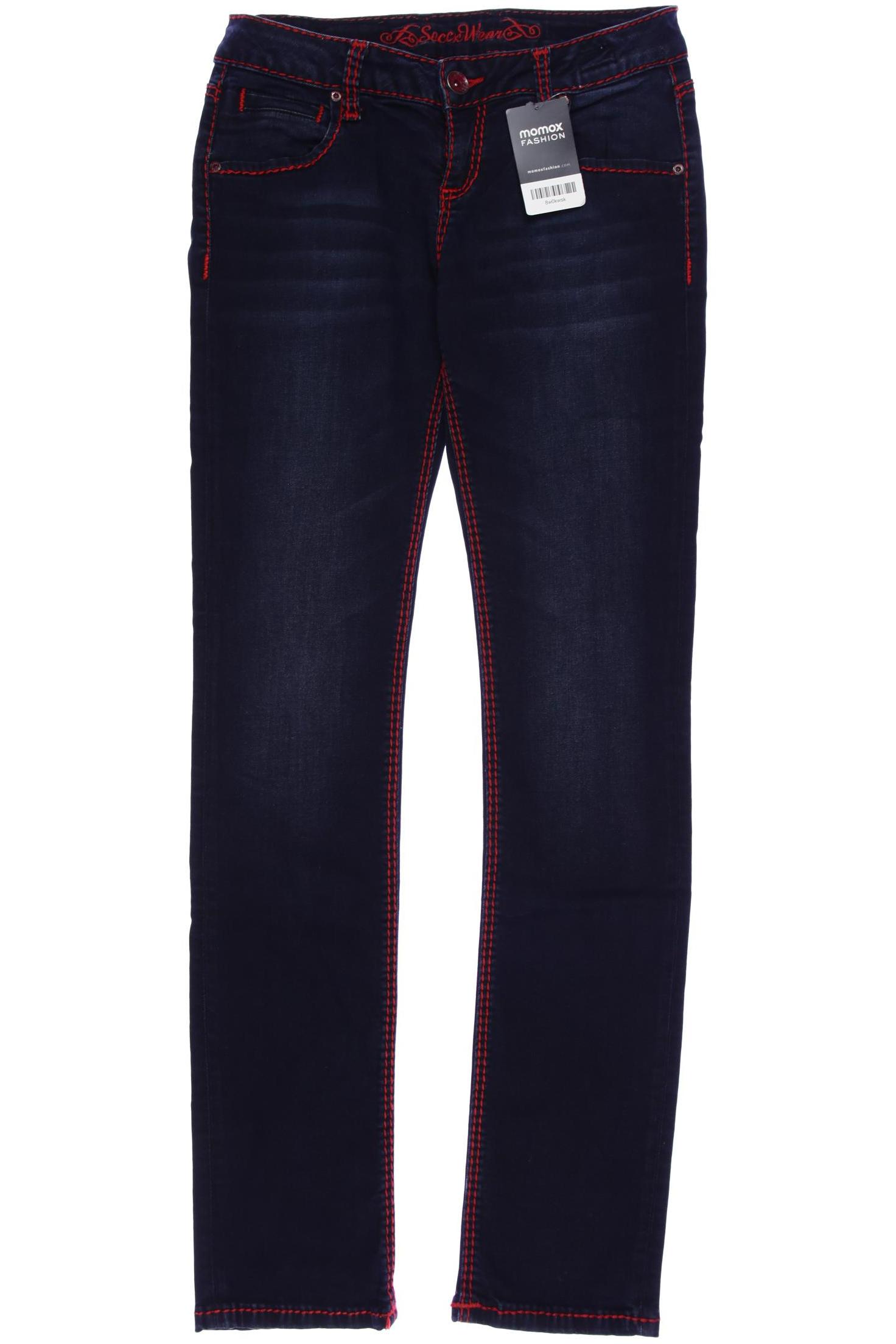 

Soccx Damen Jeans, marineblau, Gr. 30