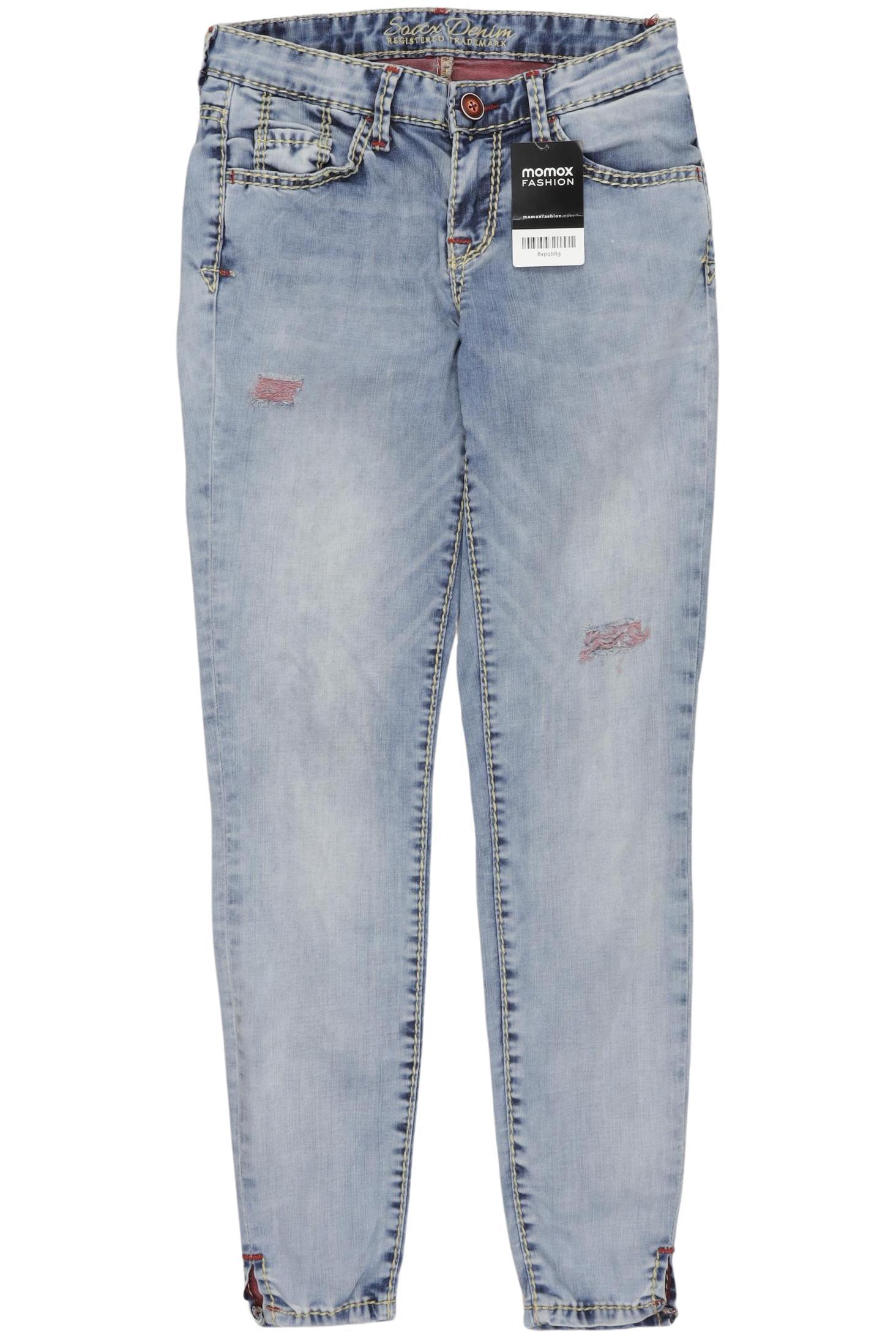 

Soccx Damen Jeans, blau, Gr. 26