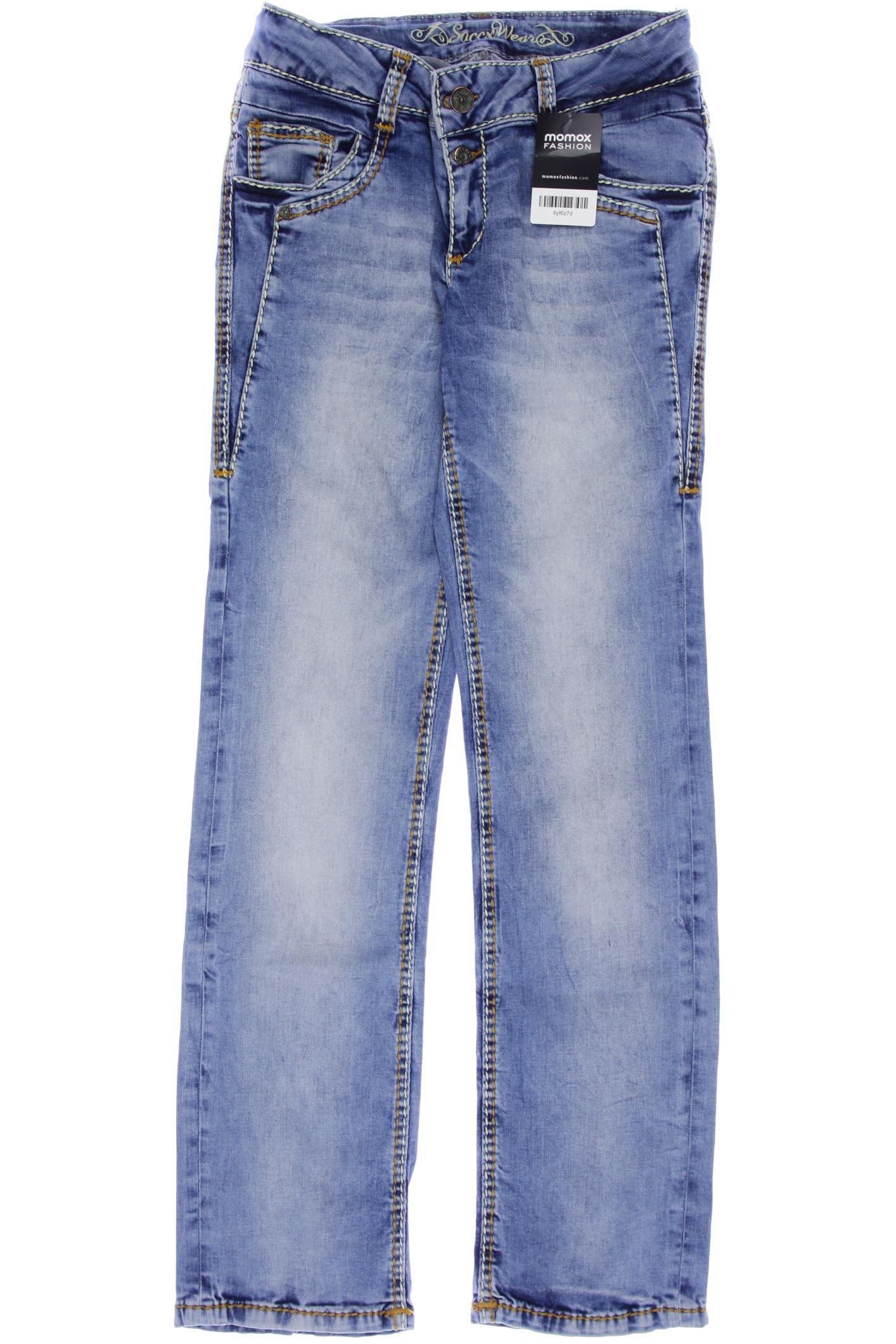 

SOCCX Damen Jeans, hellblau