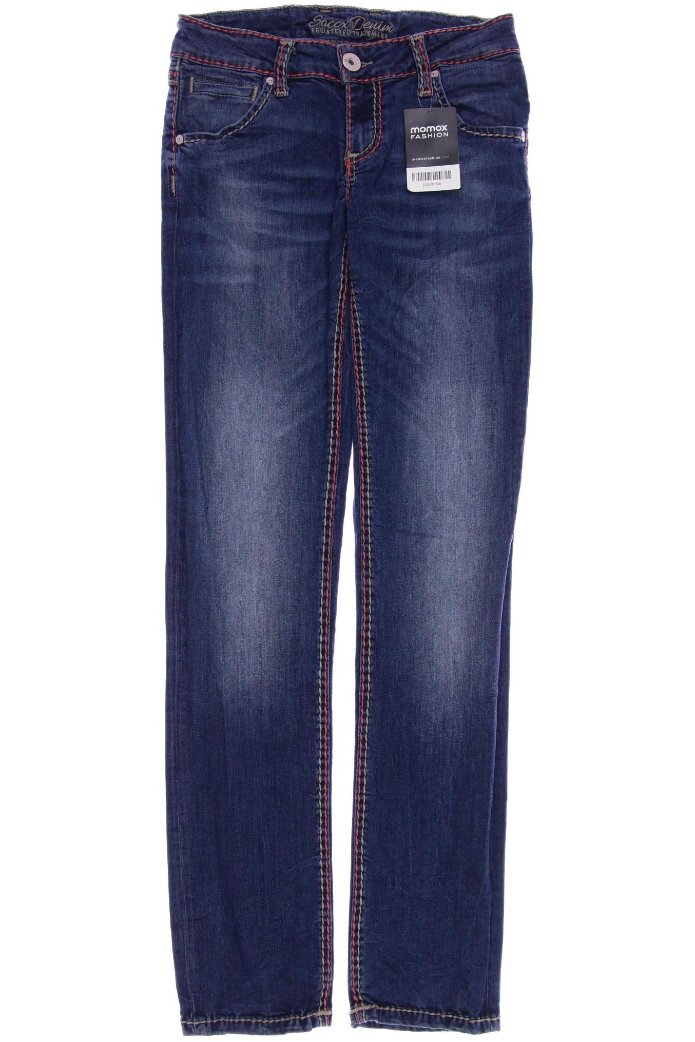 

Soccx Damen Jeans, marineblau, Gr. 26