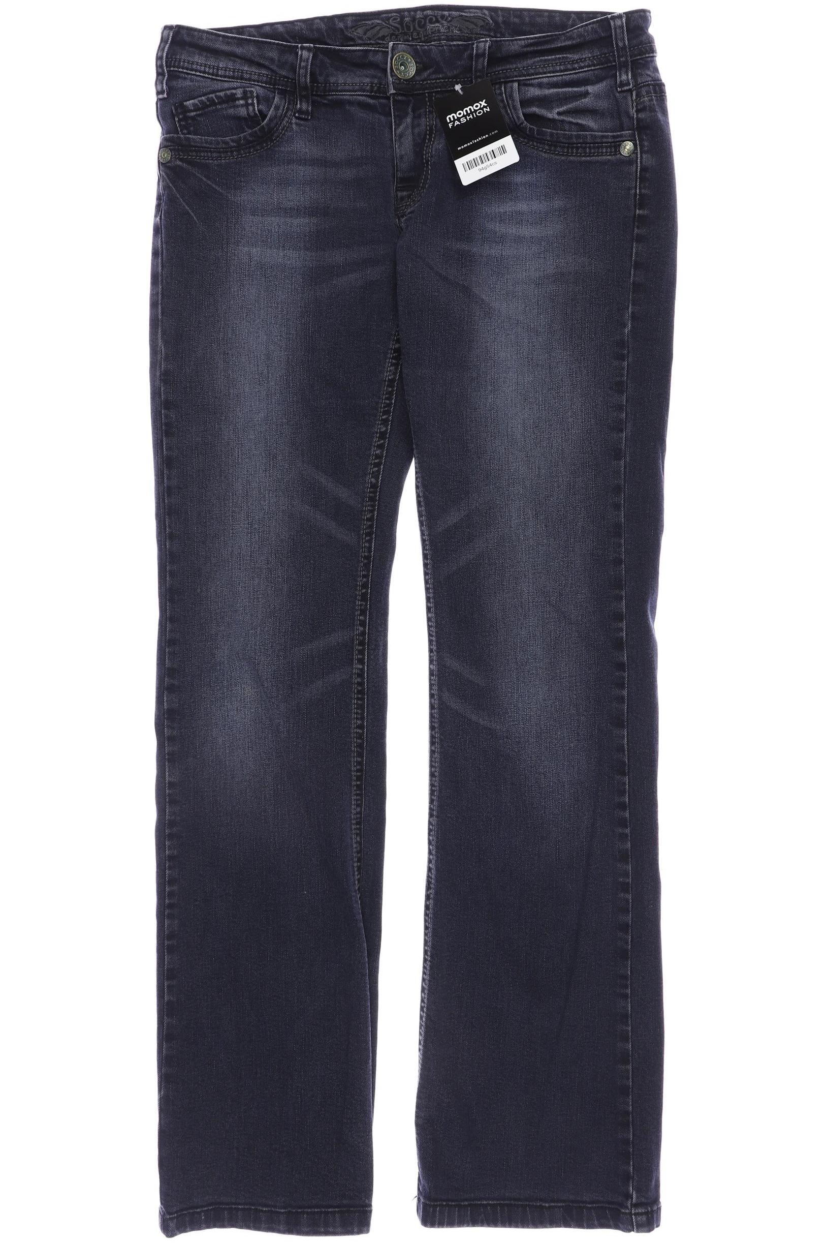 

SOCCX Damen Jeans, marineblau