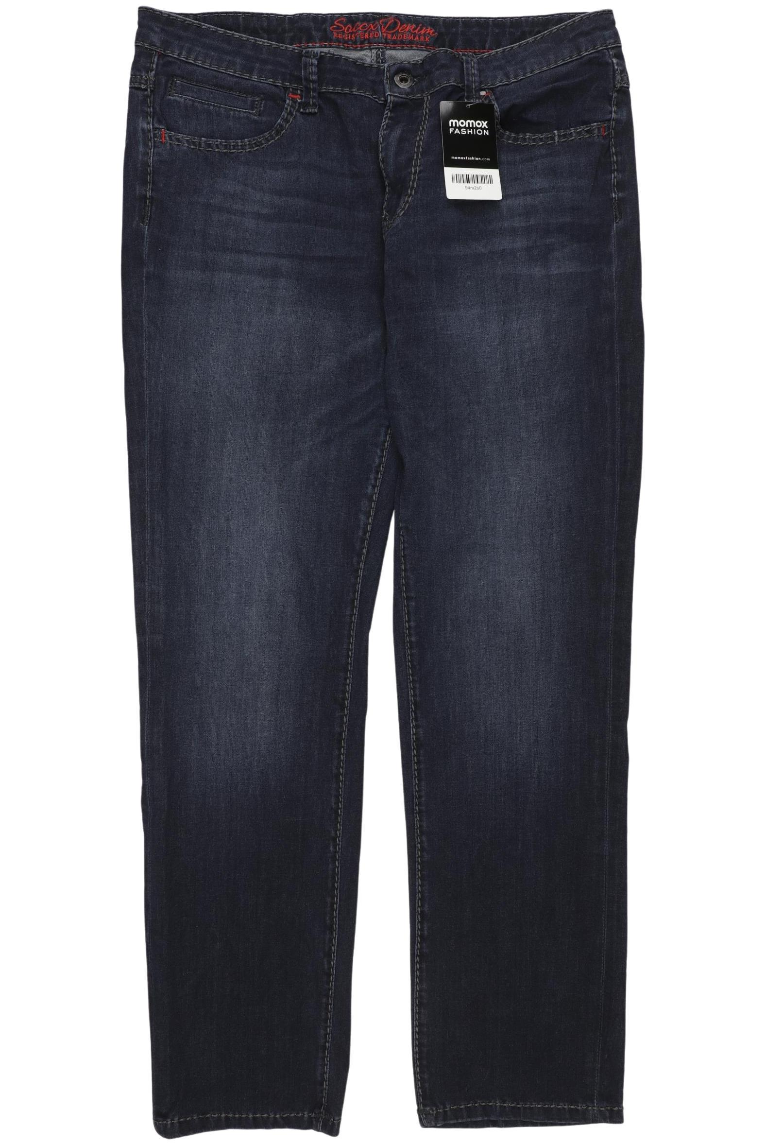 

Soccx Damen Jeans, marineblau, Gr. 33
