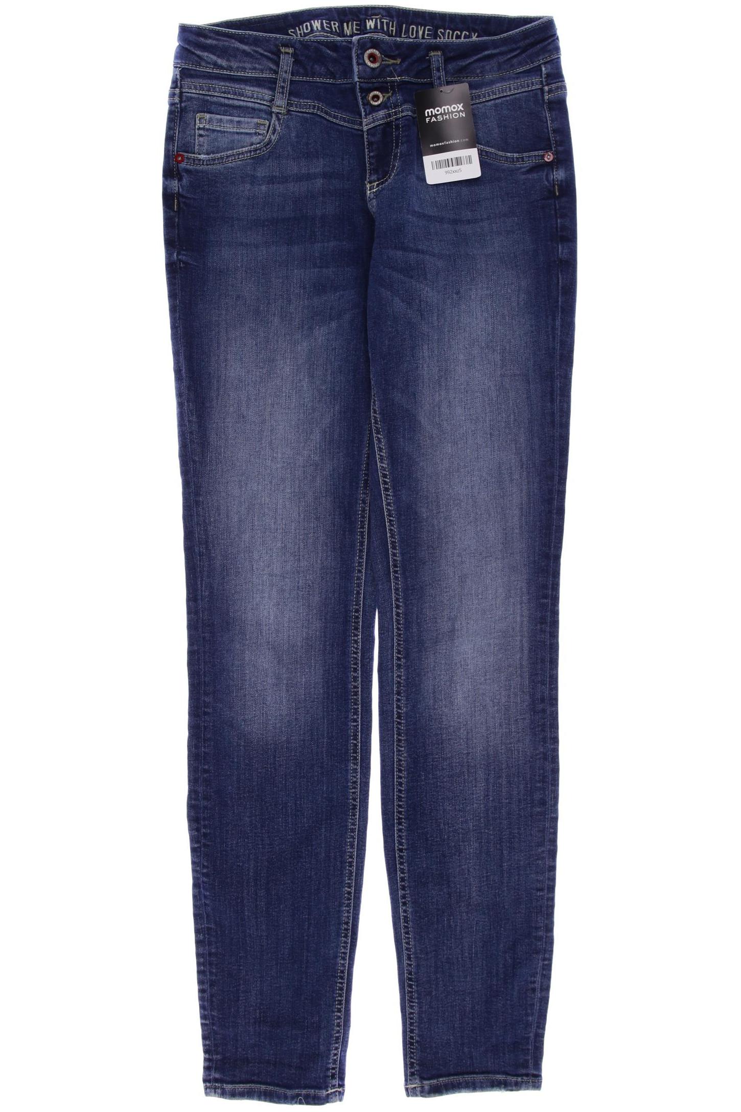 

SOCCX Damen Jeans, blau