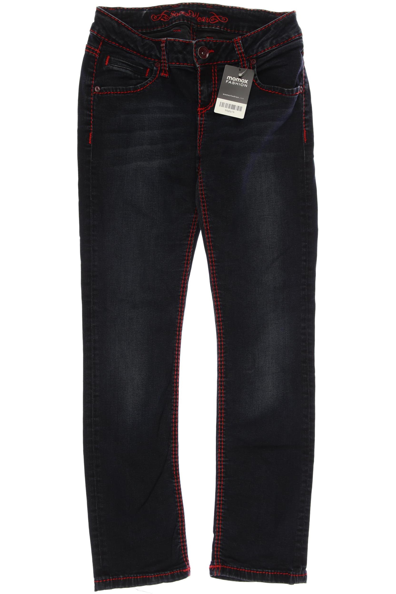 

SOCCX Damen Jeans, marineblau