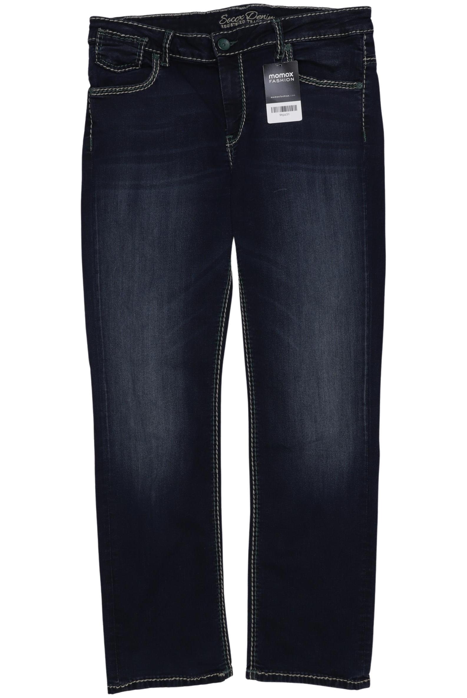 Thumbnail - Soccx Damen Jeans, marineblau, Gr. 32
