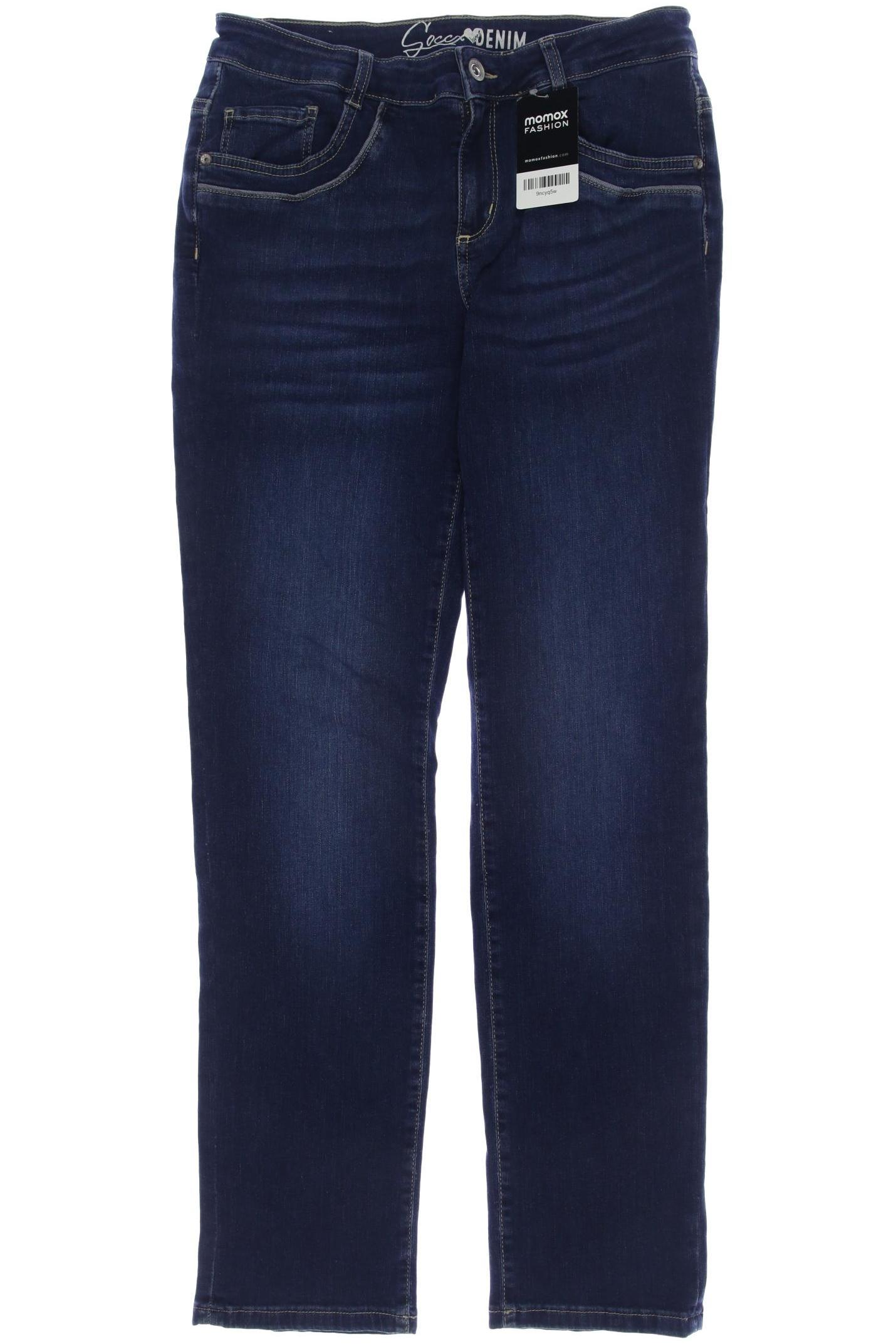 

Soccx Damen Jeans, marineblau, Gr. 30