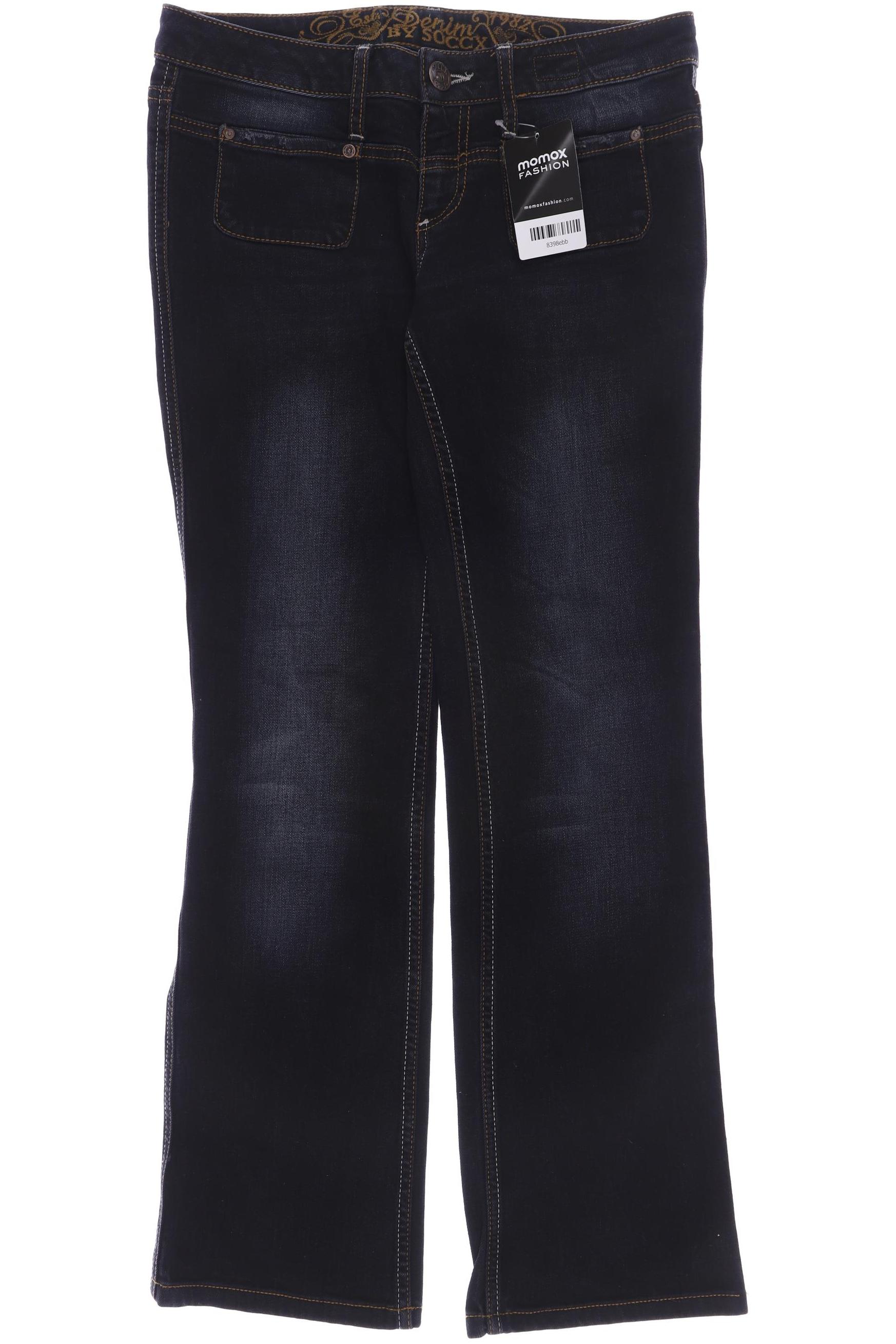

SOCCX Damen Jeans, marineblau