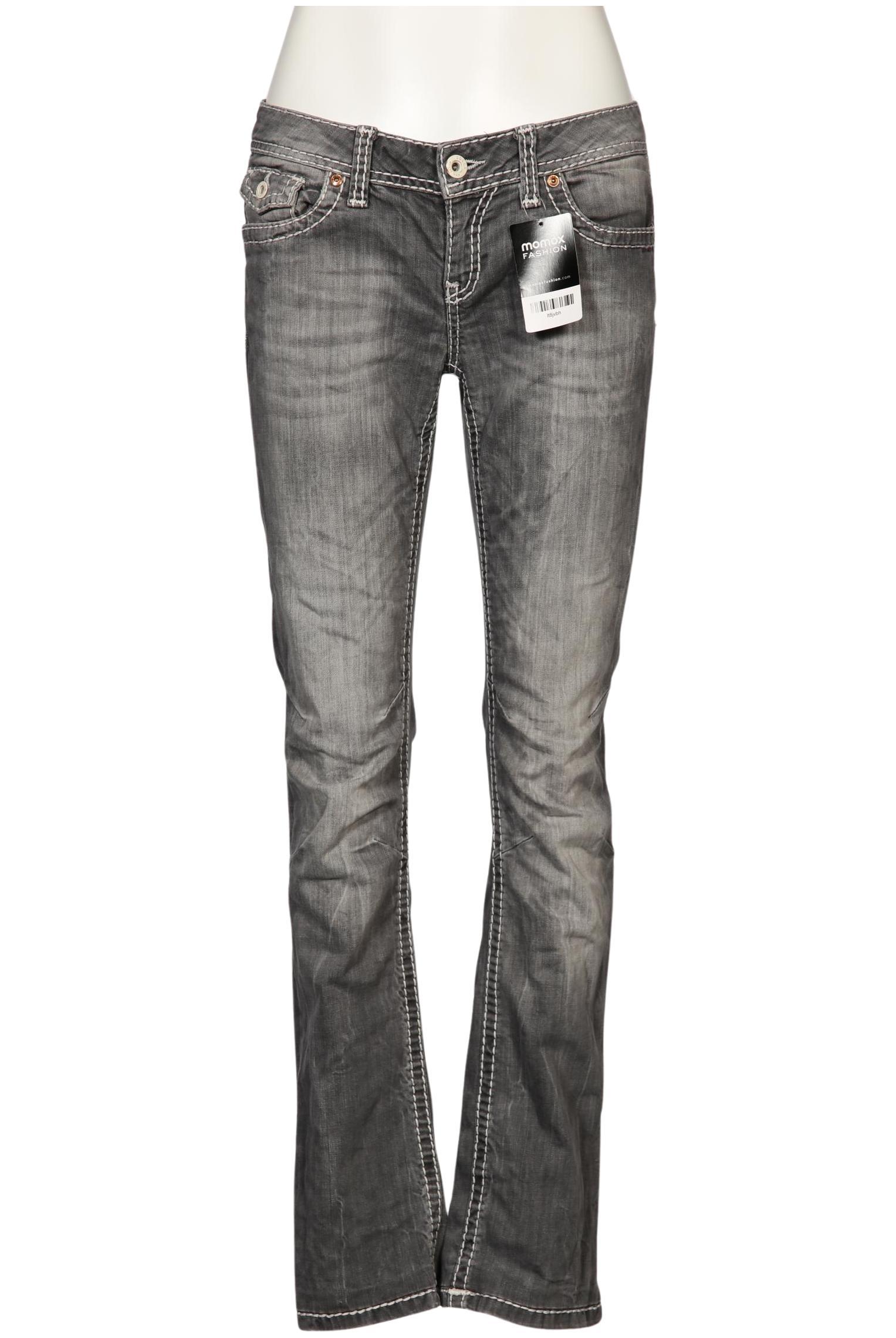 

Soccx Damen Jeans, grau, Gr. 30