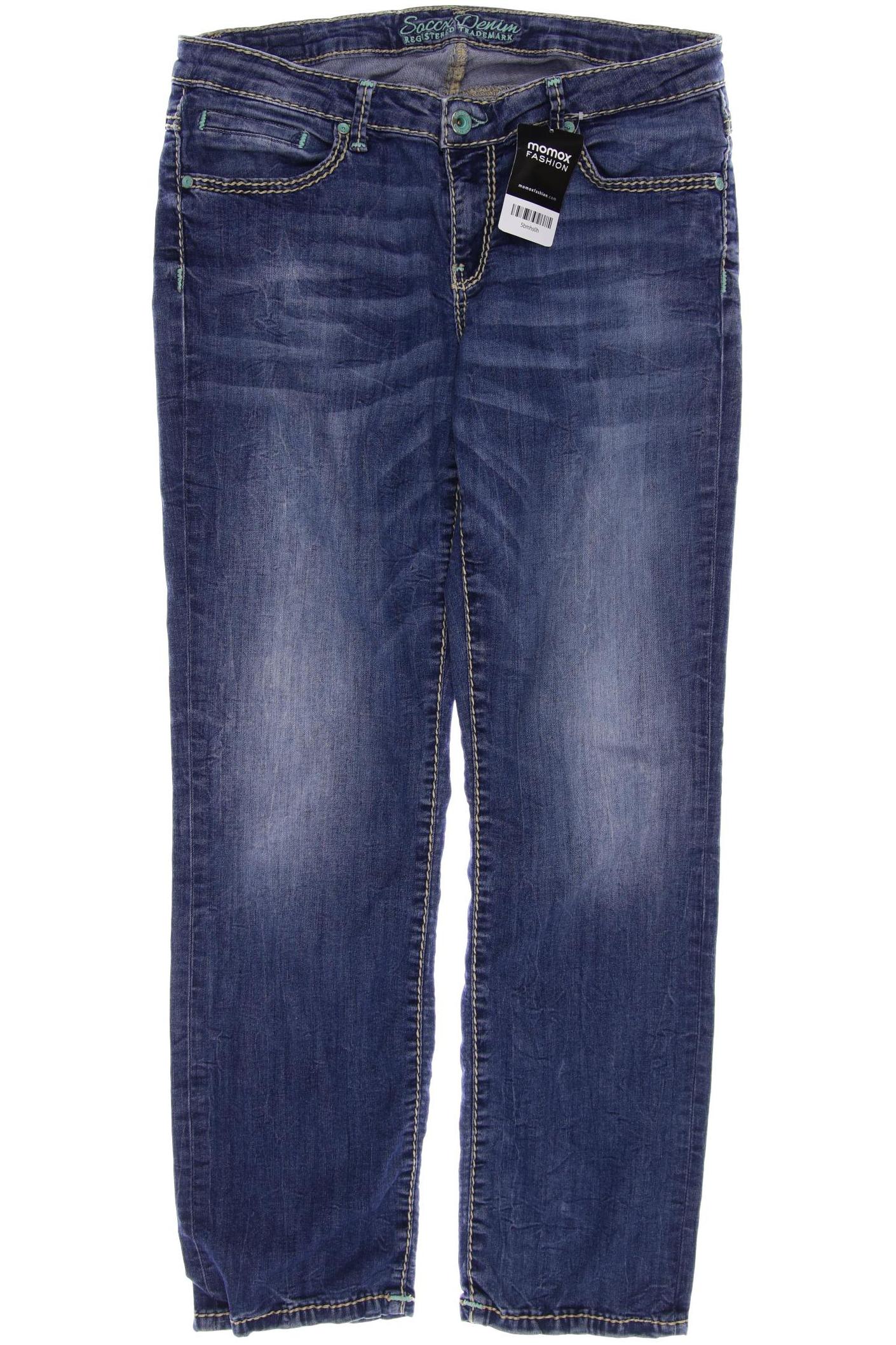 

Soccx Damen Jeans, blau, Gr. 32