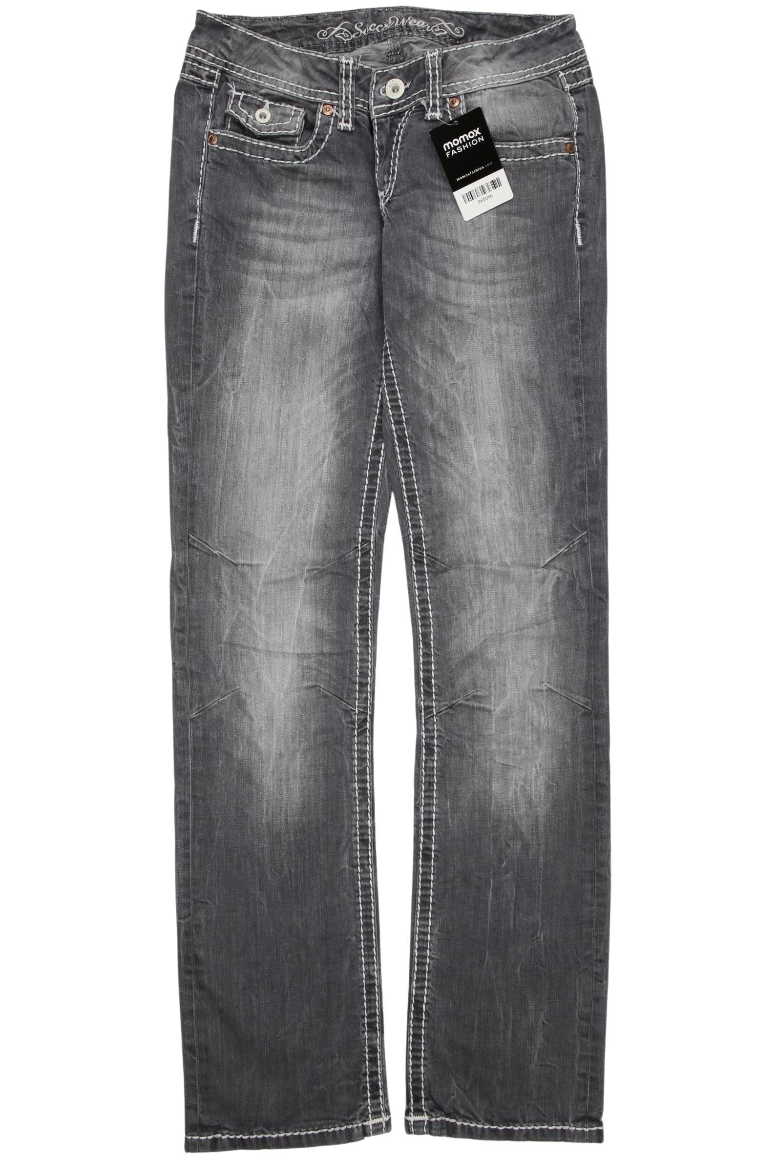 

Soccx Damen Jeans, grau, Gr. 29