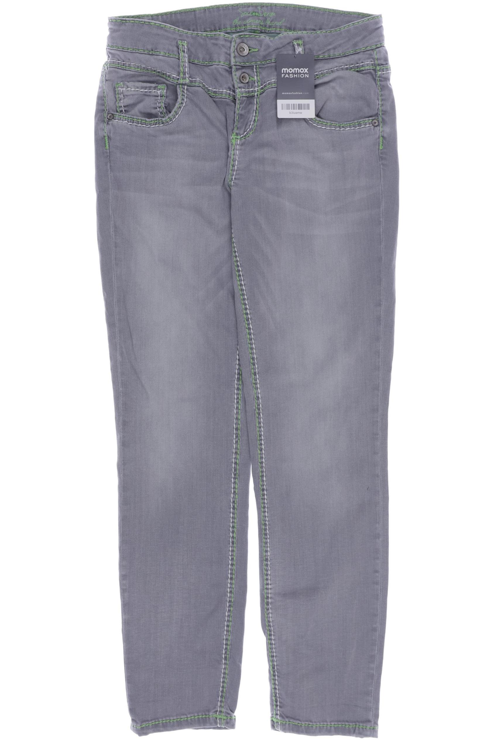 

Soccx Damen Jeans, grau, Gr. 31