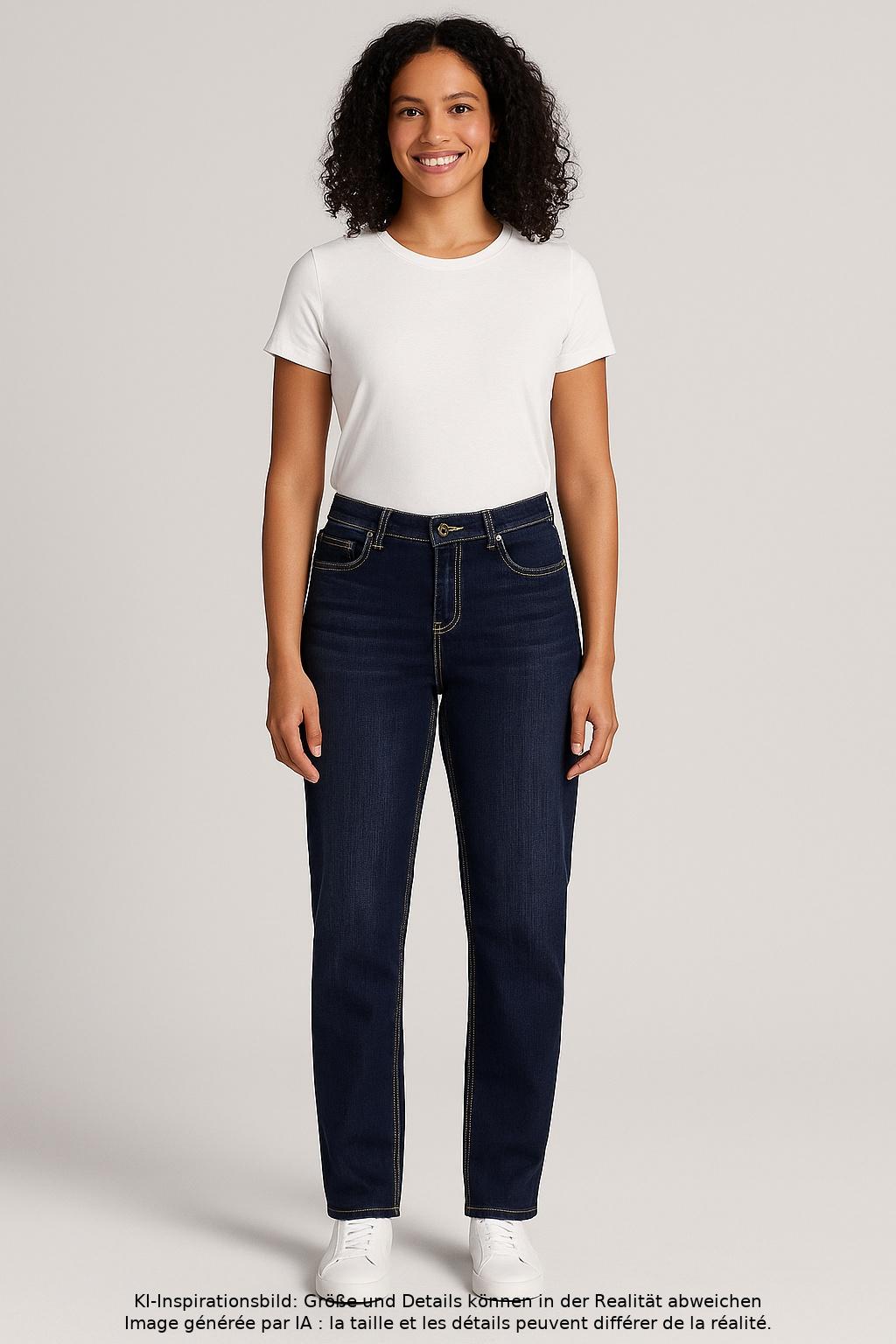 

Soccx Damen Jeans, marineblau, Gr. 26