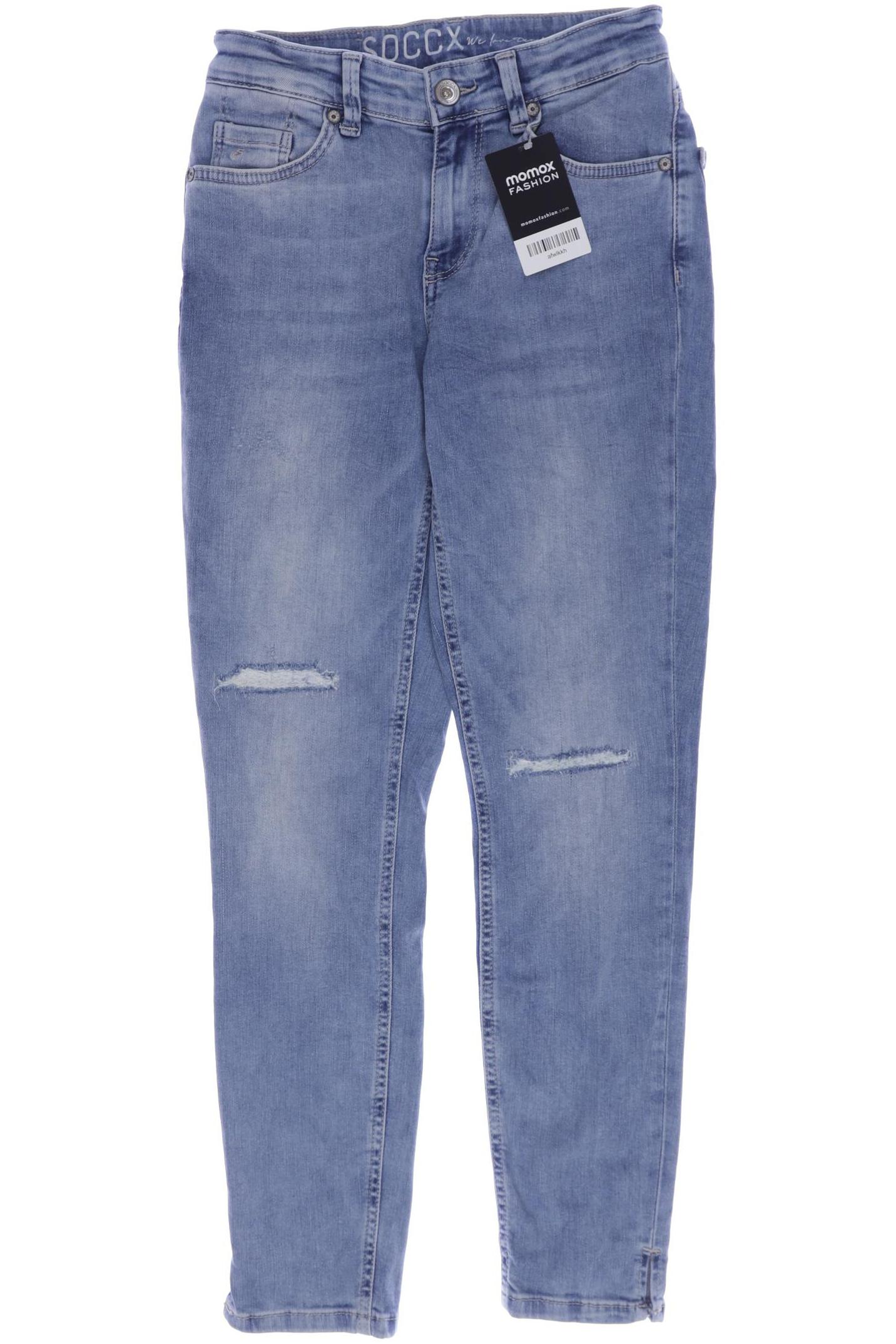 

Soccx Damen Jeans, blau, Gr. 27