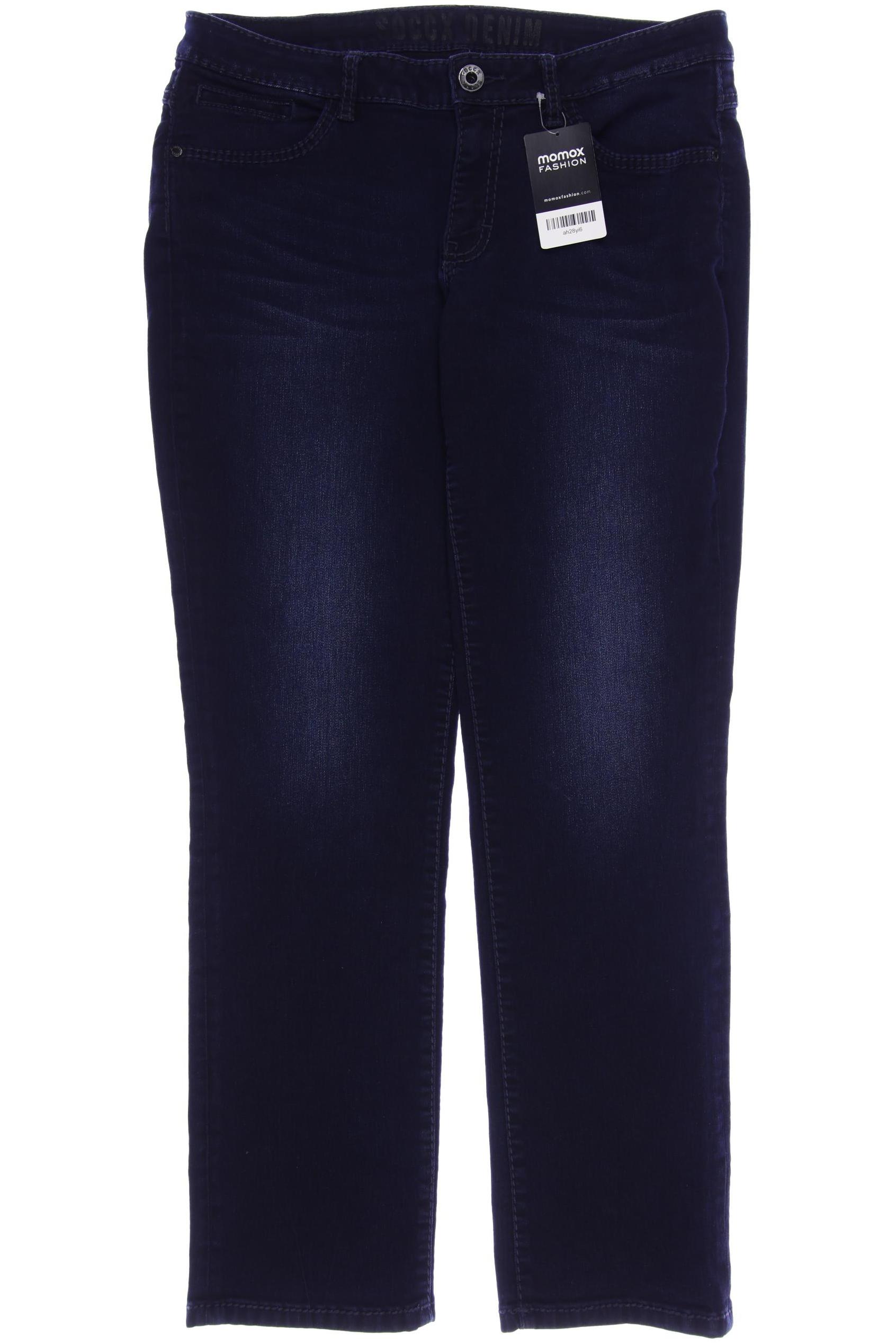 

SOCCX Damen Jeans, marineblau