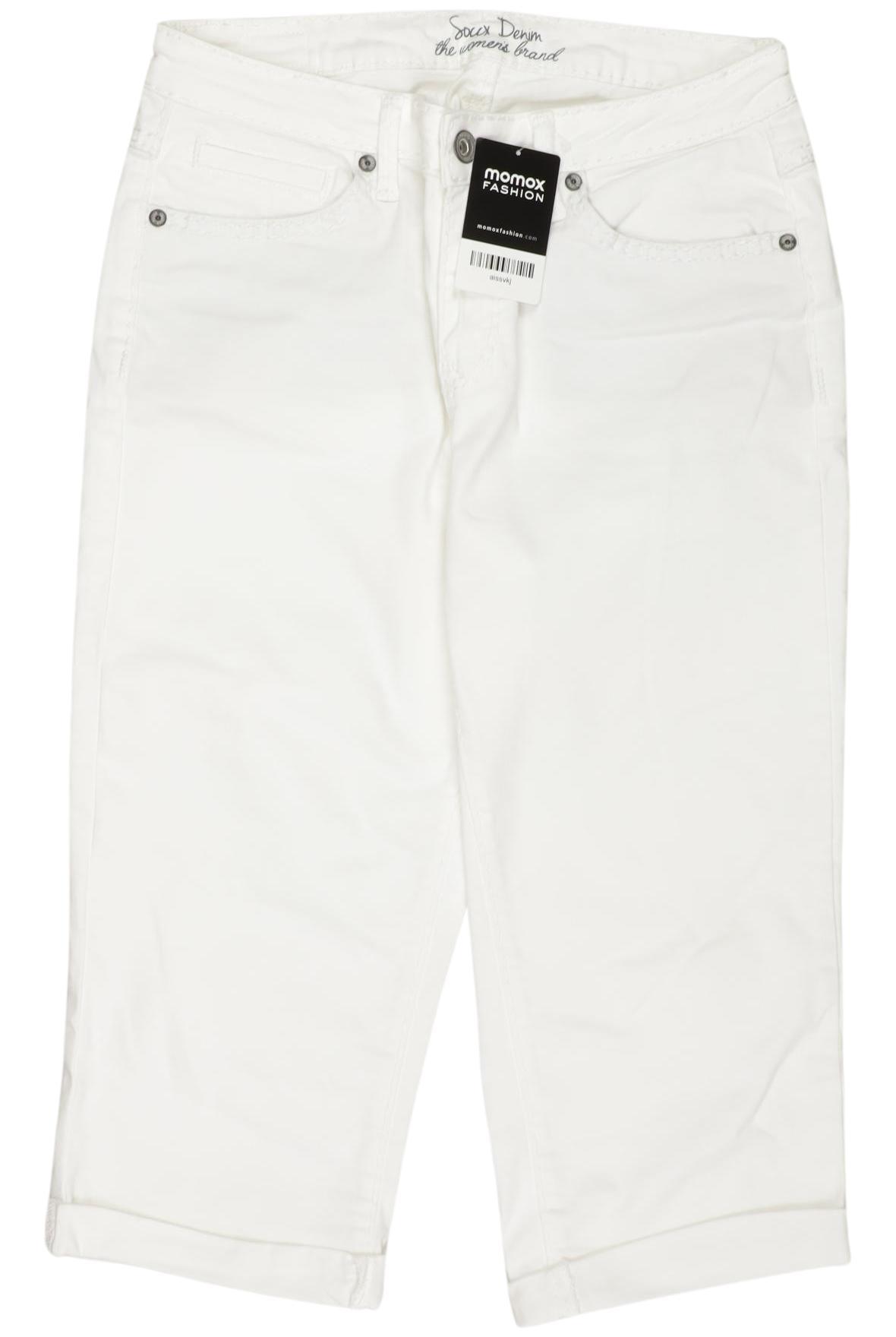 

Soccx Damen Jeans, weiß, Gr. 30