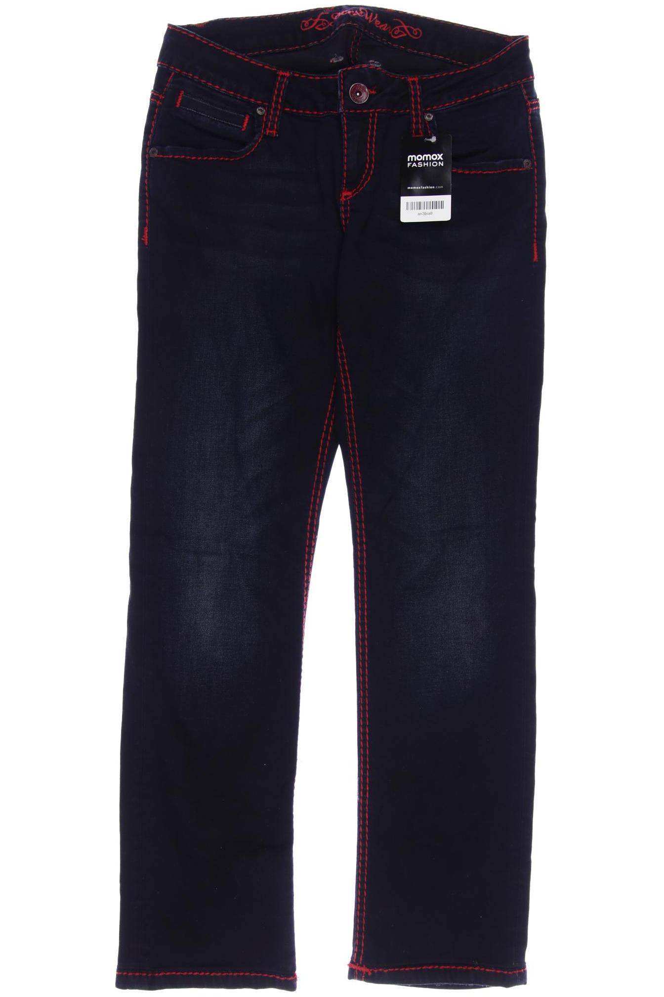 

SOCCX Damen Jeans, marineblau