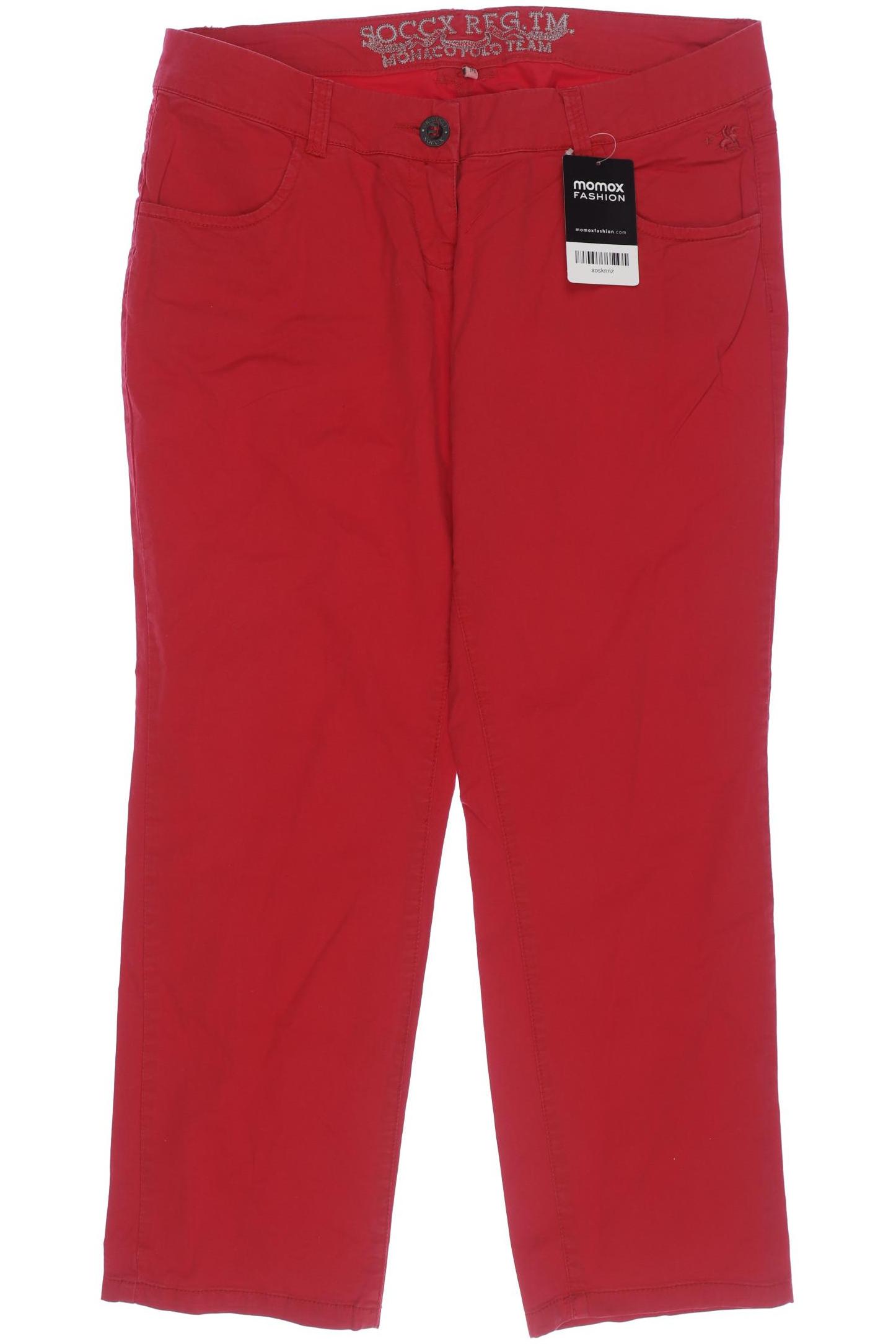 

Soccx Damen Jeans, rot, Gr. 0