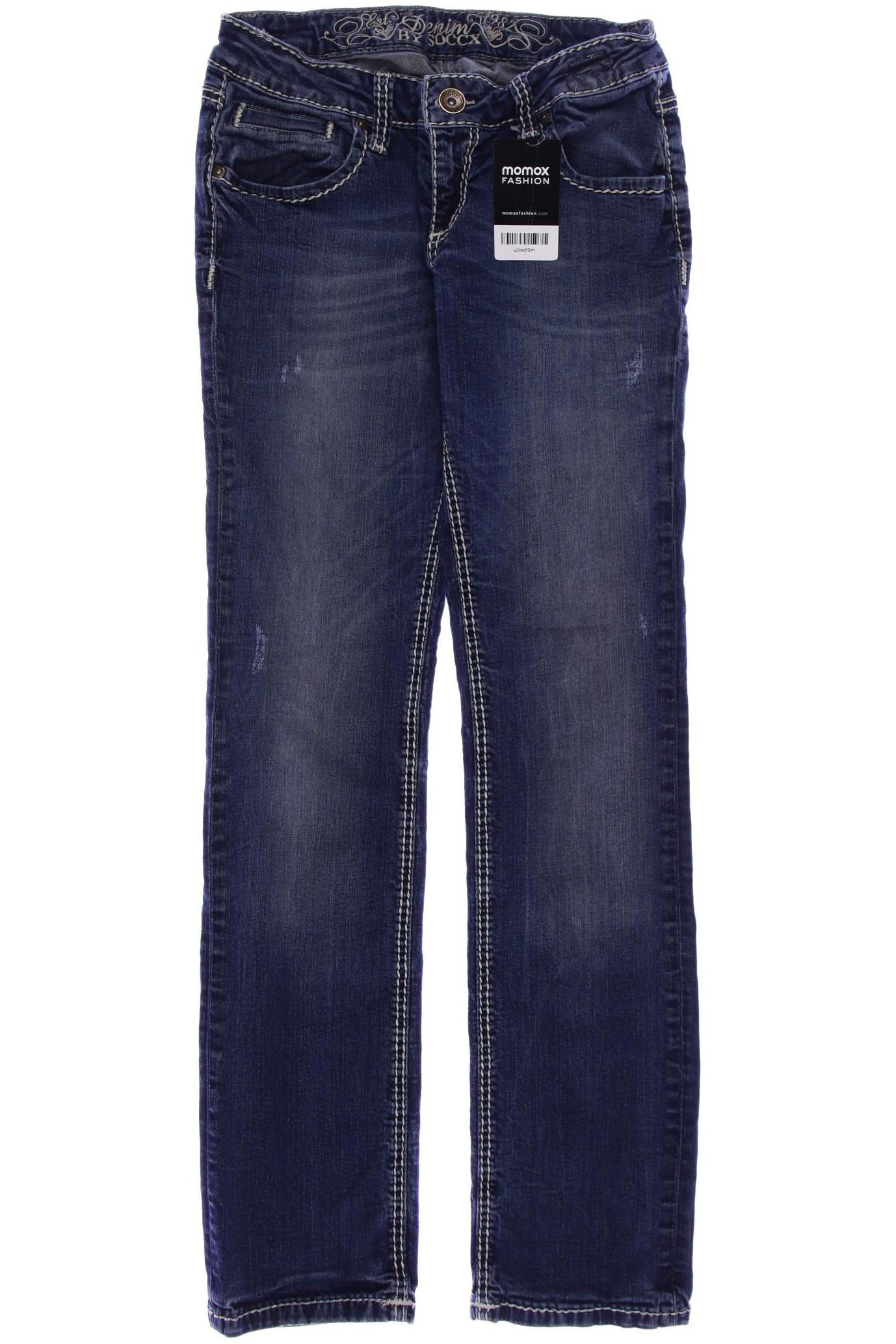 

SOCCX Damen Jeans, blau