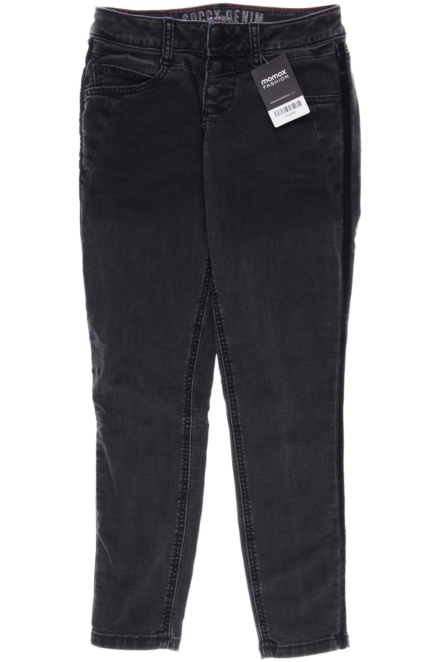 

SOCCX Damen Jeans, grau