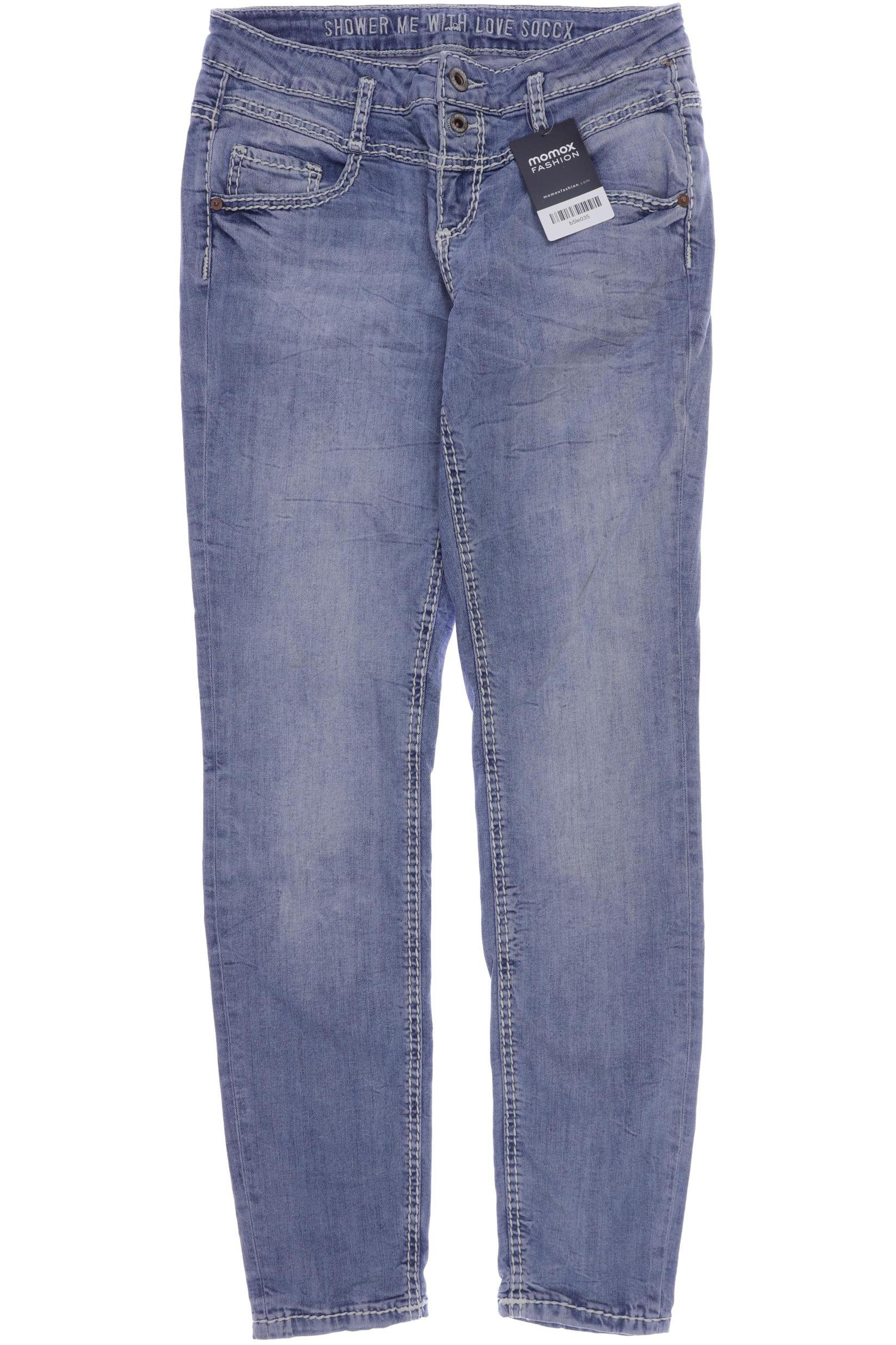 

SOCCX Damen Jeans, blau