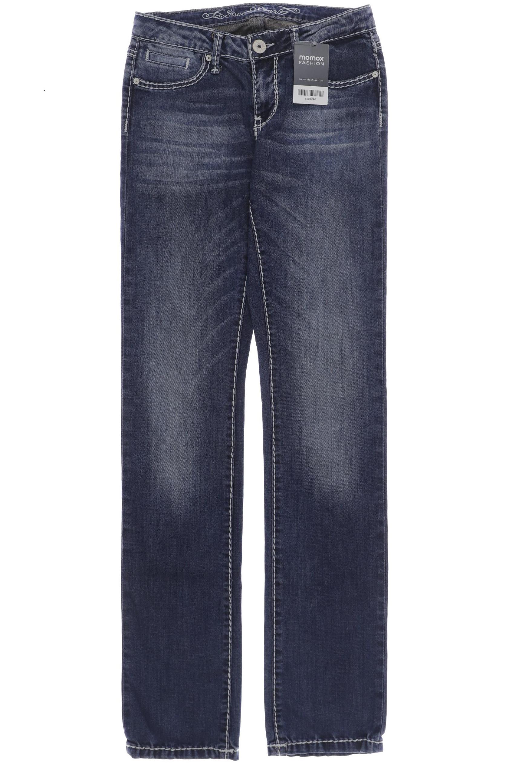 

Soccx Damen Jeans, blau, Gr. 27