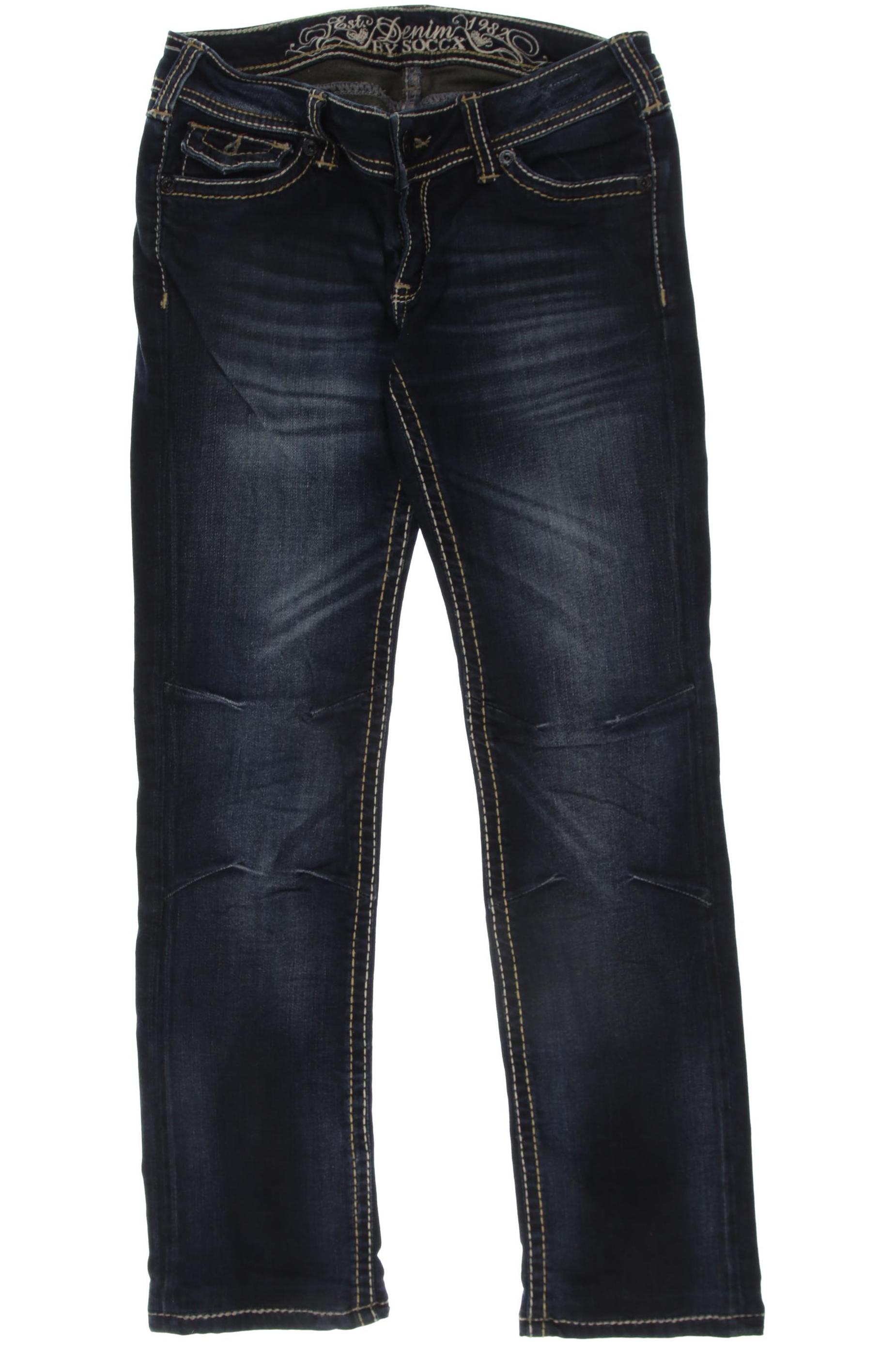

Soccx Damen Jeans, blau, Gr. 28