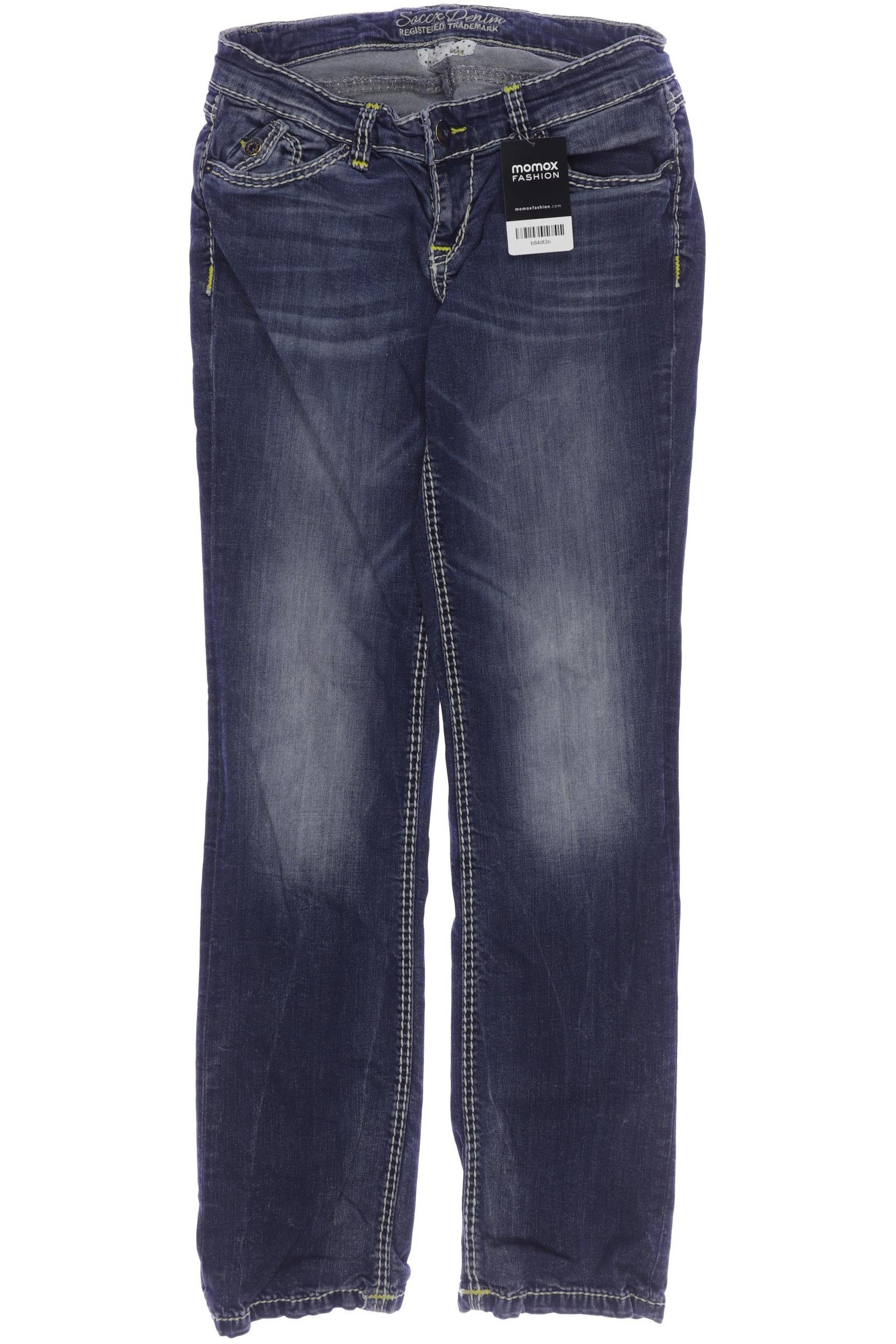 

Soccx Damen Jeans, blau, Gr. 29