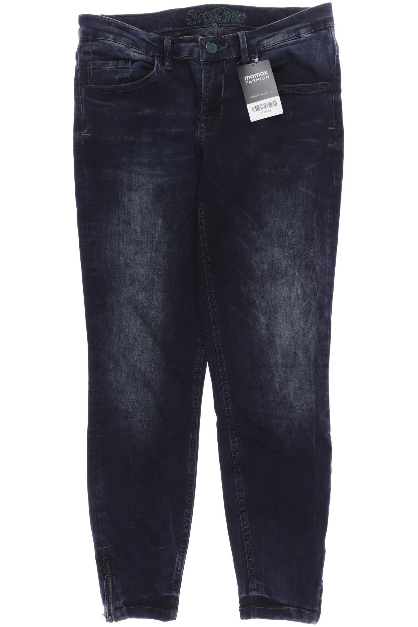 

Soccx Damen Jeans, marineblau, Gr. 28