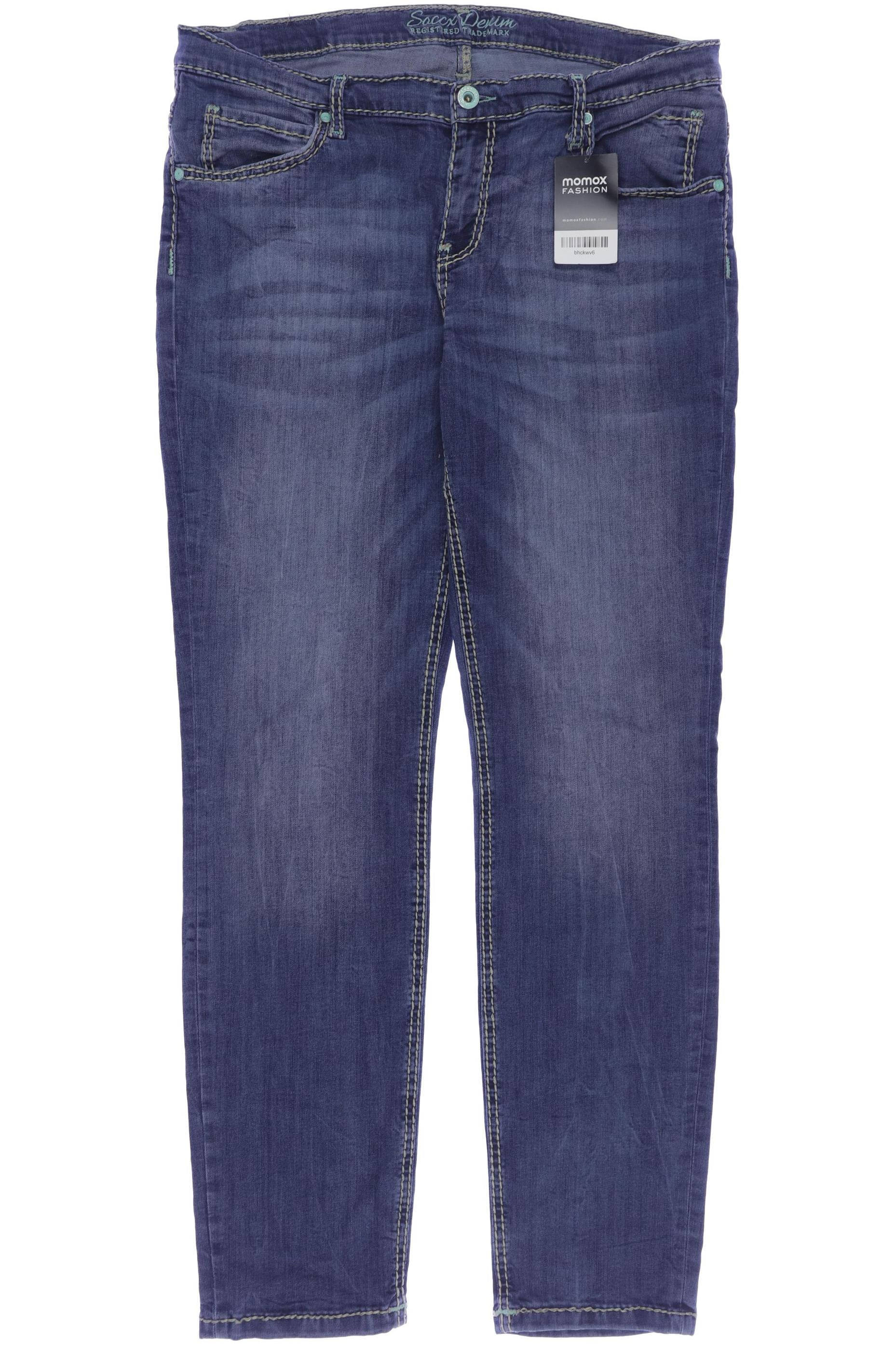 

Soccx Damen Jeans, blau, Gr. 33