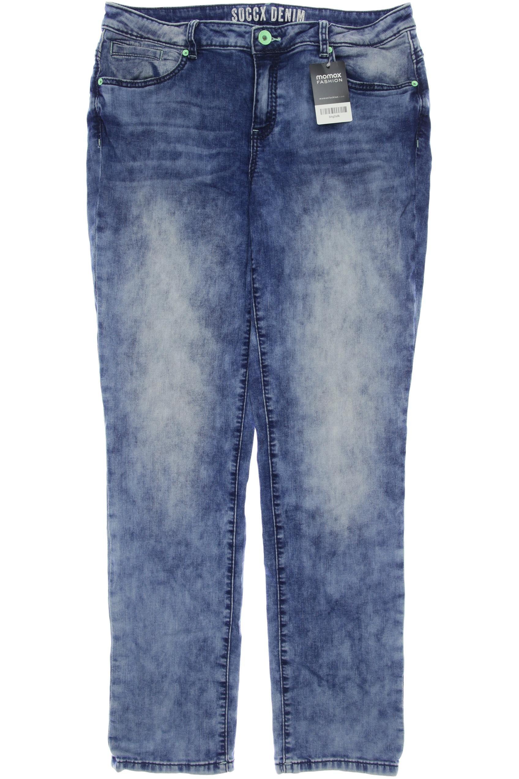 Thumbnail - Soccx Damen Jeans, blau, Gr. 34