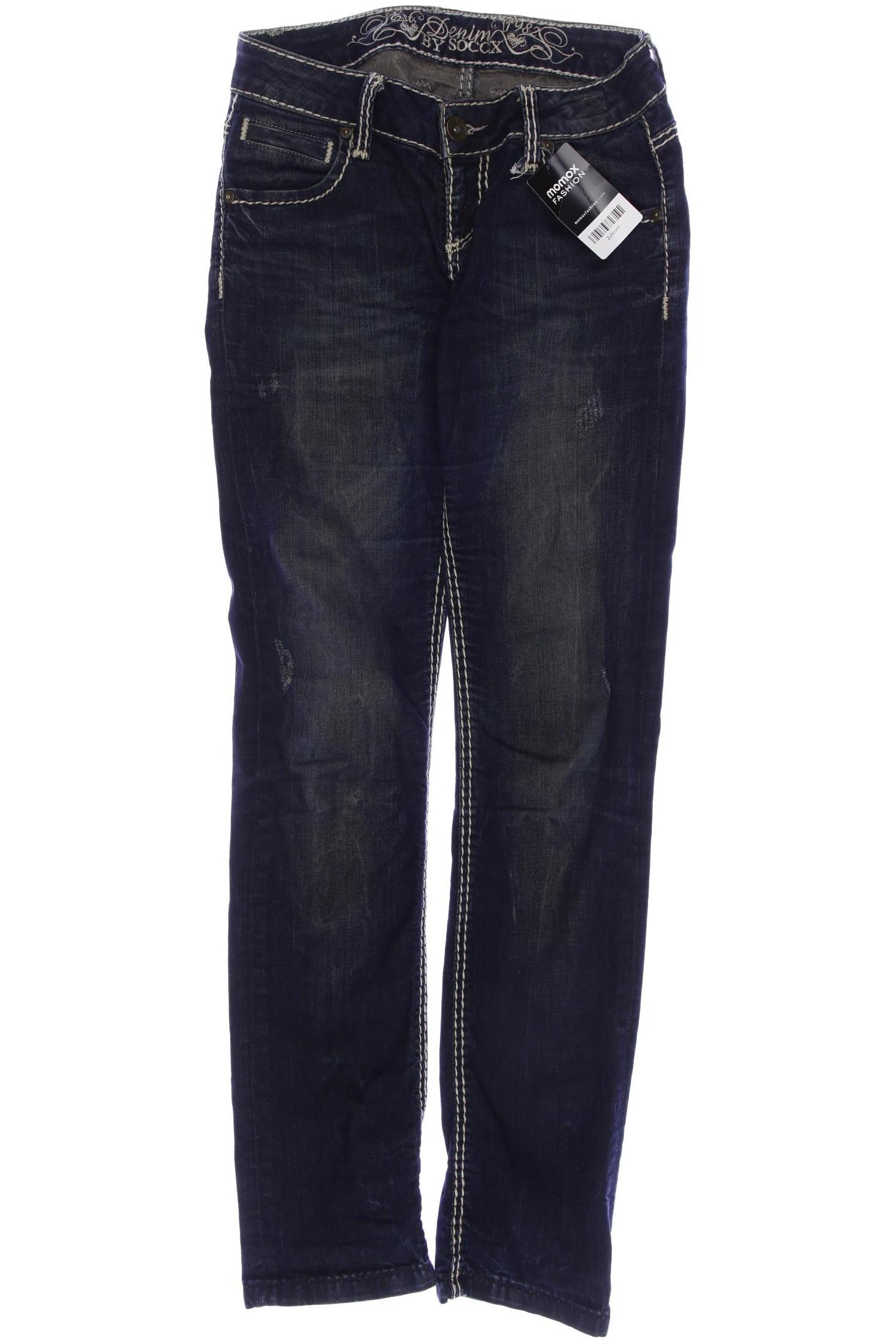 

Soccx Damen Jeans, marineblau, Gr. 27